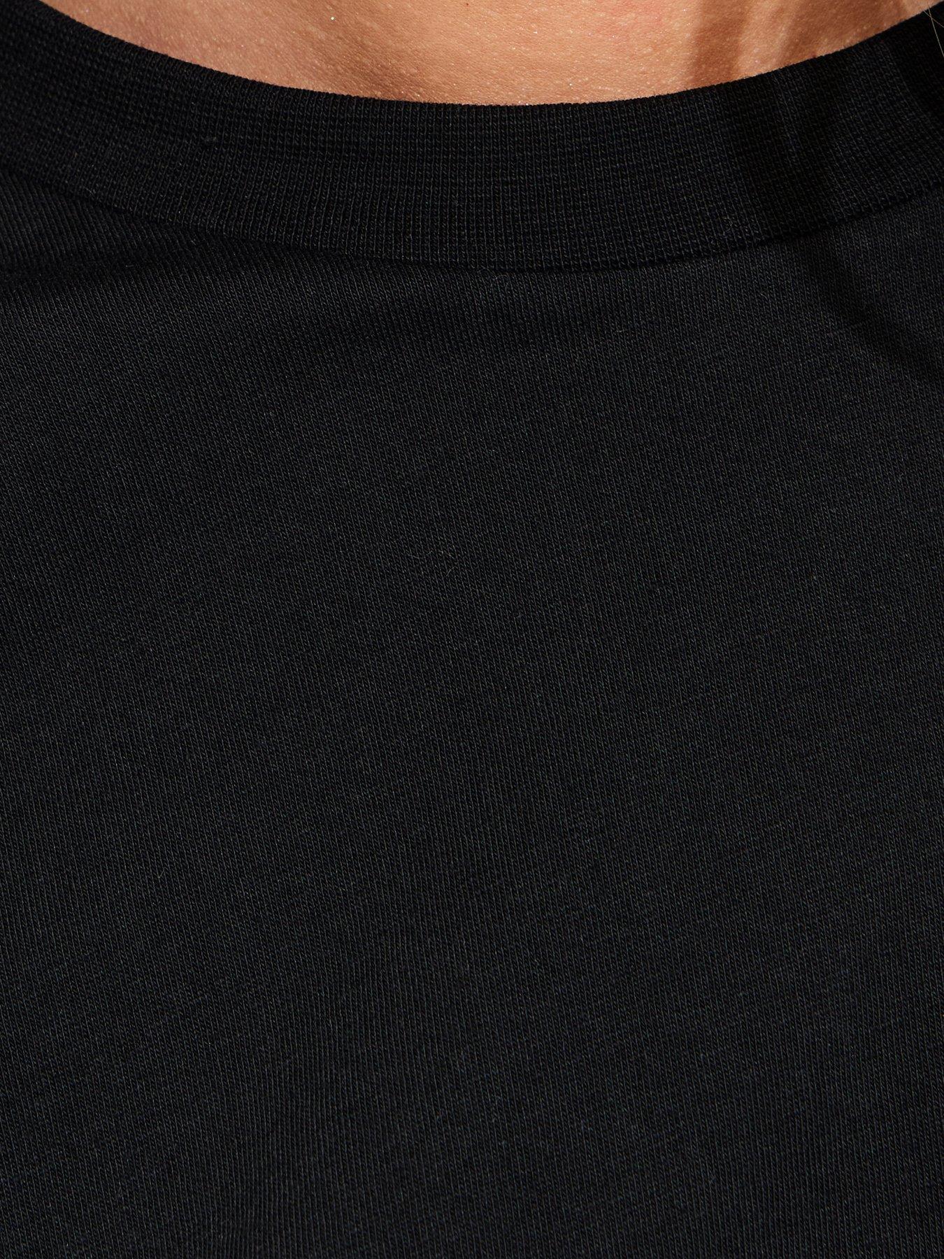 Image 5 of 5 of New Look Cotton Boxy T-Shirt - Black