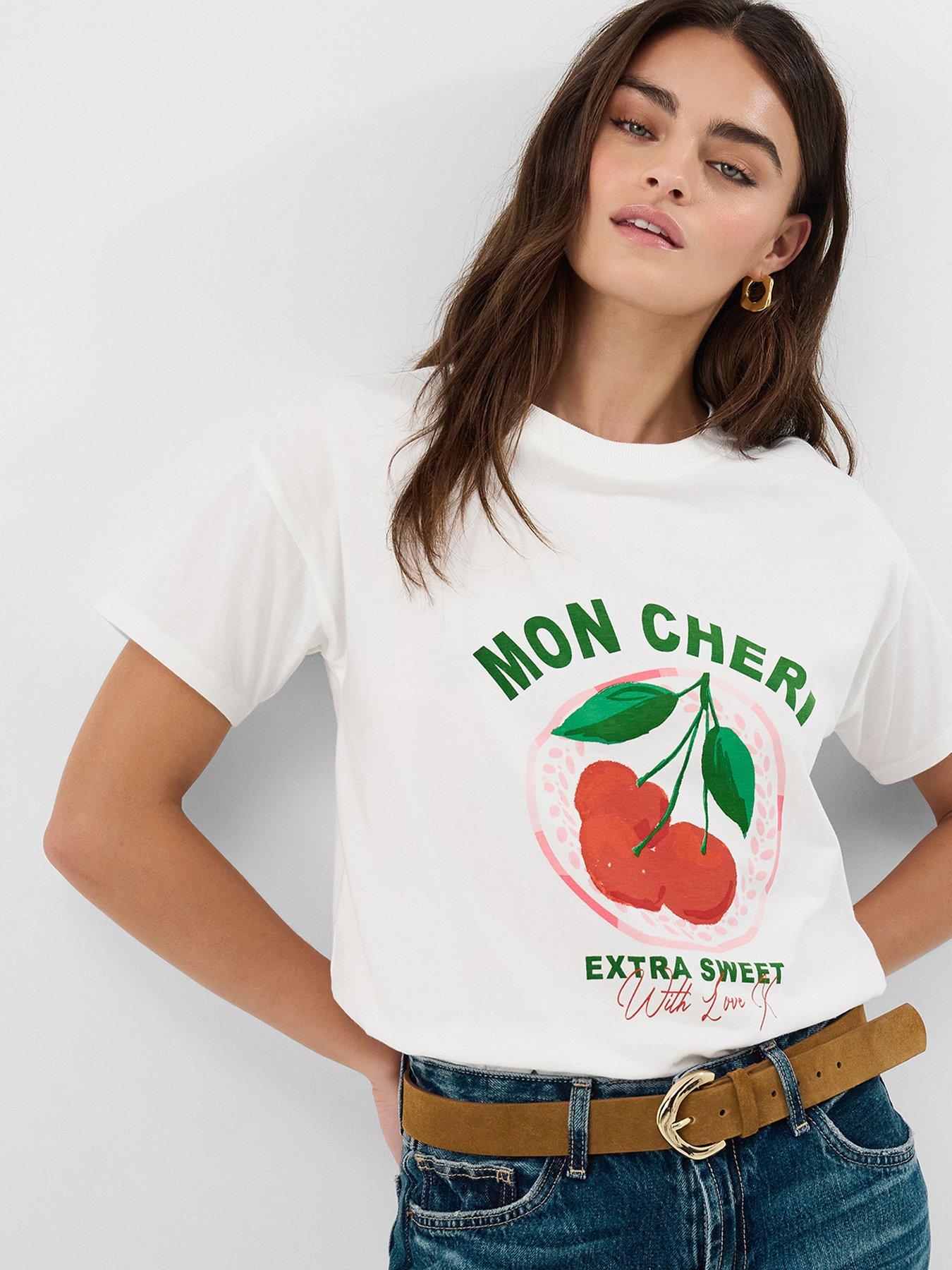 Accessorize Cherry Slogan Tshirt
