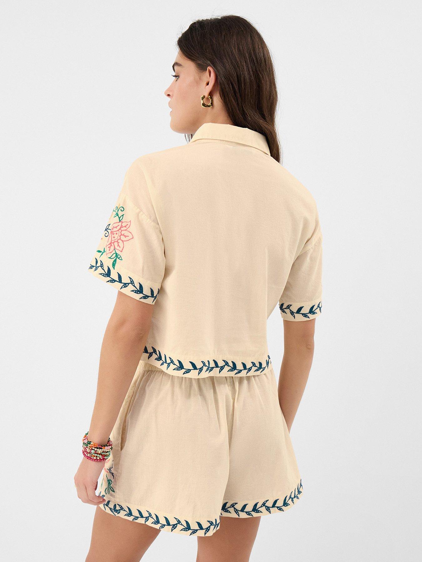 Image 2 of 5 of Accessorize Bright Cutwork Short Slee