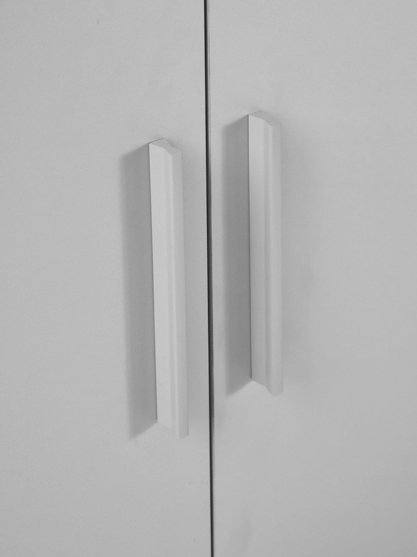 Image 6 of 7 of The Very Collection Murcia 3 Door, 3 Drawer Combi Wardrobe - White