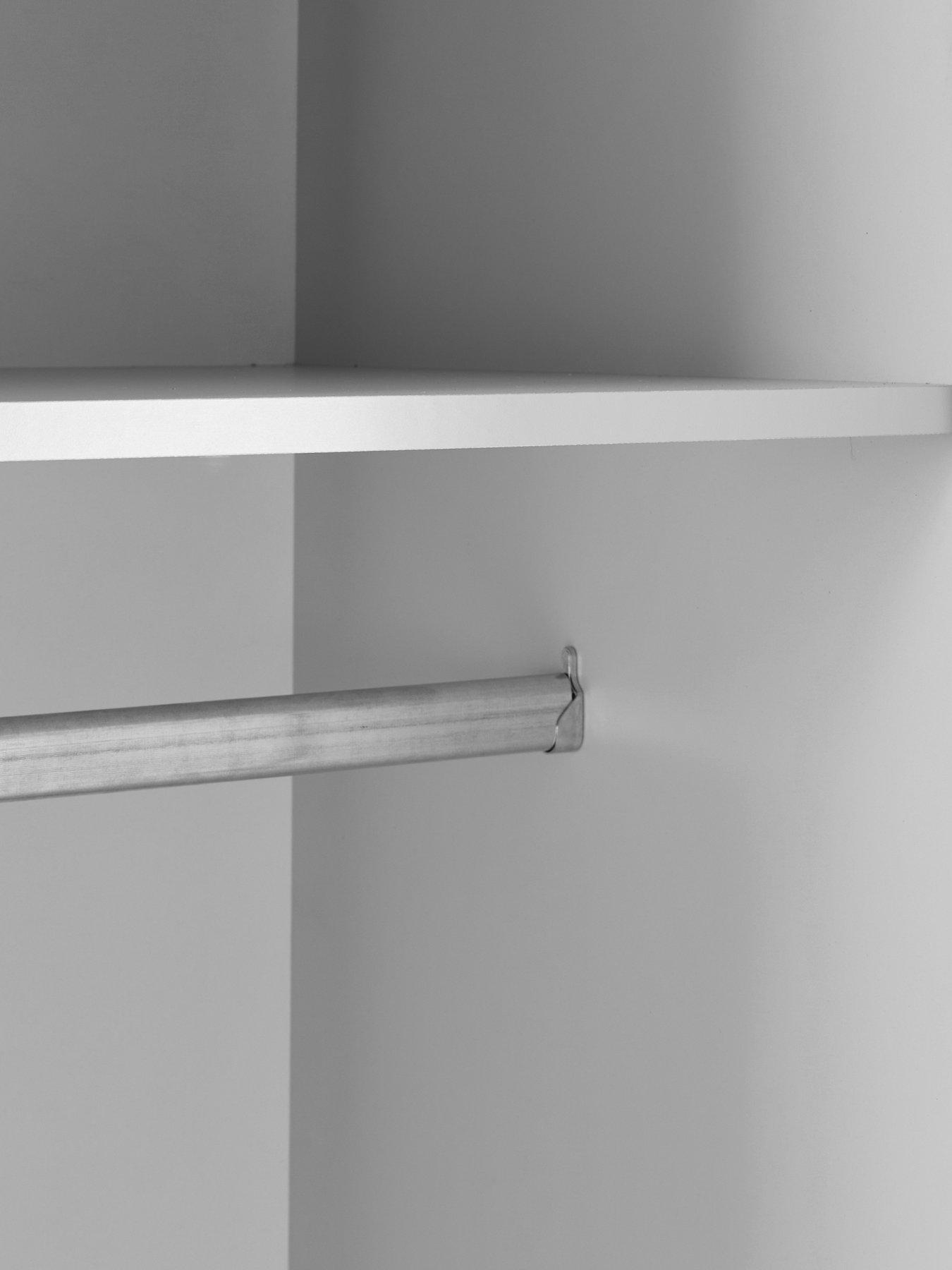Image 7 of 7 of The Very Collection Murcia 3 Door, 3 Drawer Combi Wardrobe - White