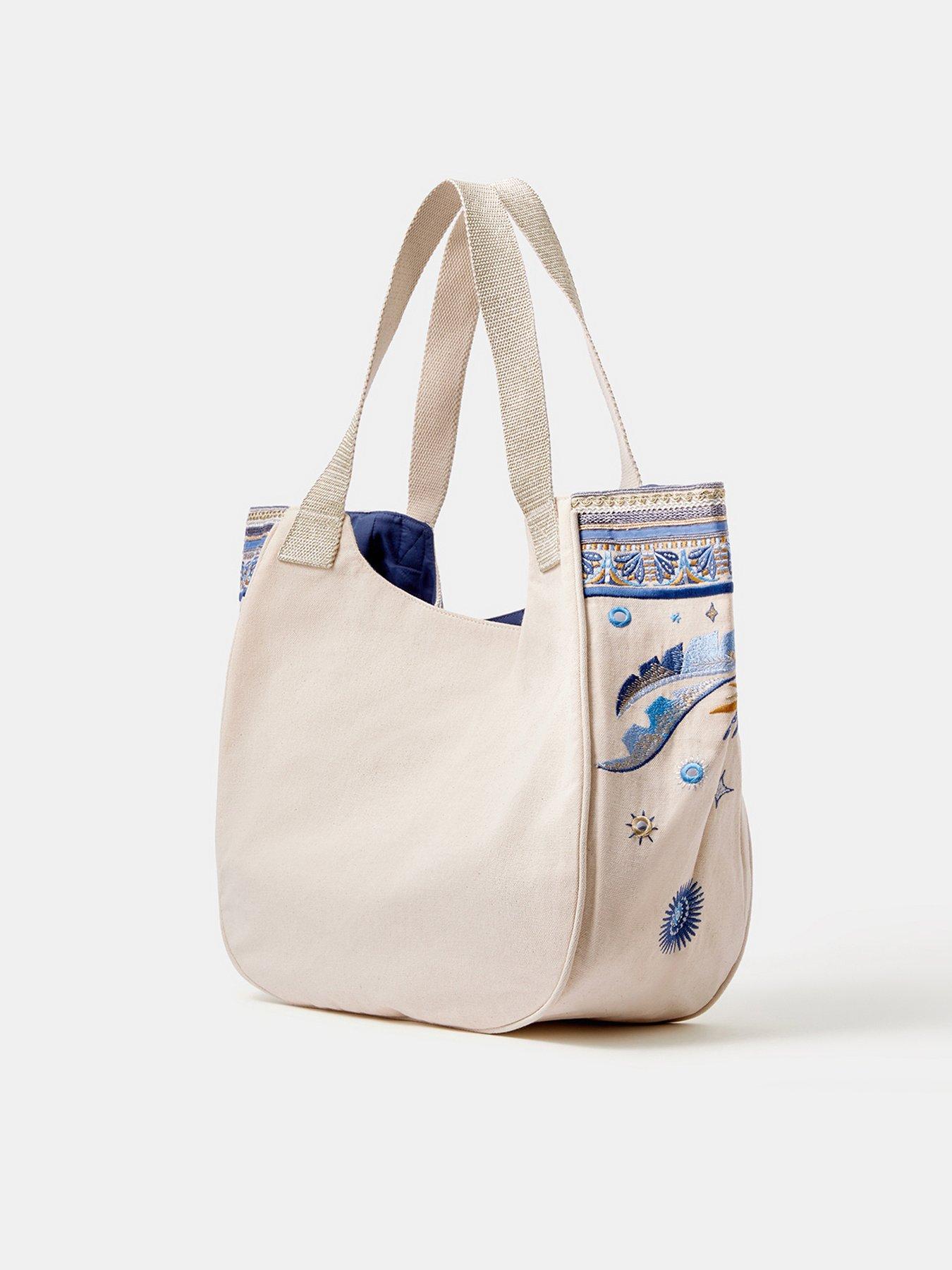 Image 3 of 5 of Accessorize Celestial Embroidered Tote Bag
