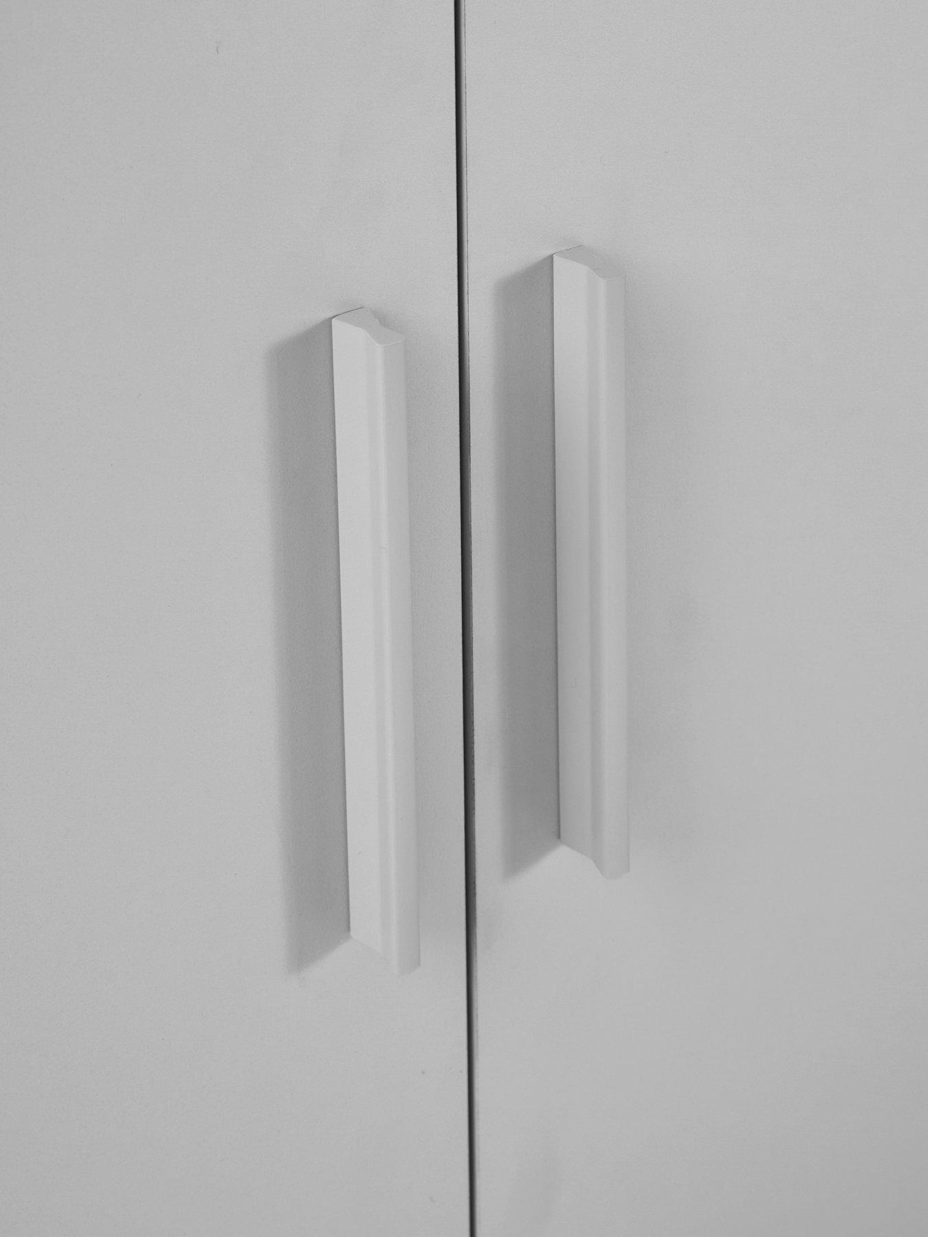 Image 6 of 7 of The Very Collection Murcia 4 Door,&nbsp;3 Drawer Combi Wardrobe - White