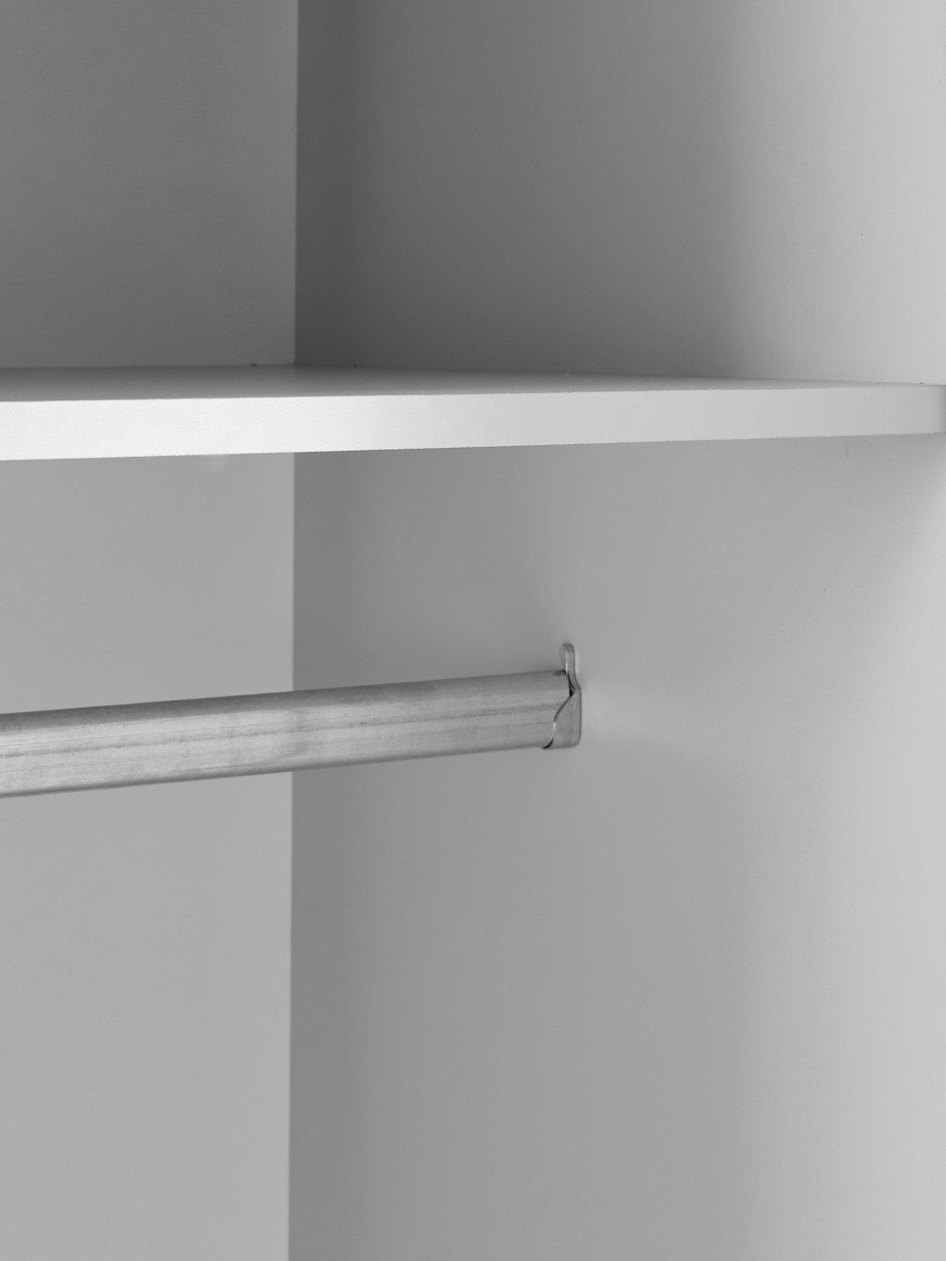 Image 7 of 7 of The Very Collection Murcia 4 Door,&nbsp;3 Drawer Combi Wardrobe - White