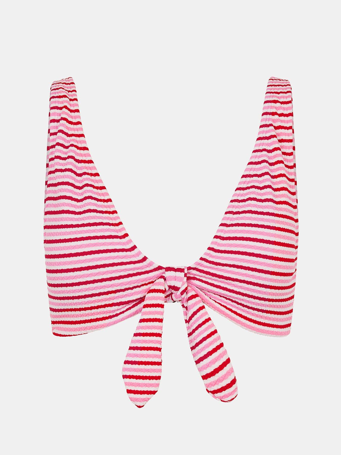 Image 5 of 5 of Accessorize Bright Stripe Crinkle Top
