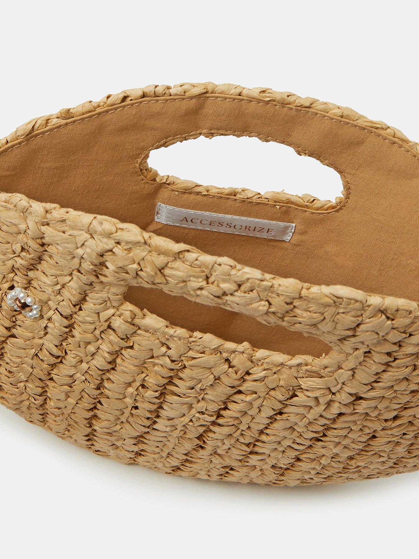 Image 5 of 5 of Accessorize Raffia Fish Clutch
