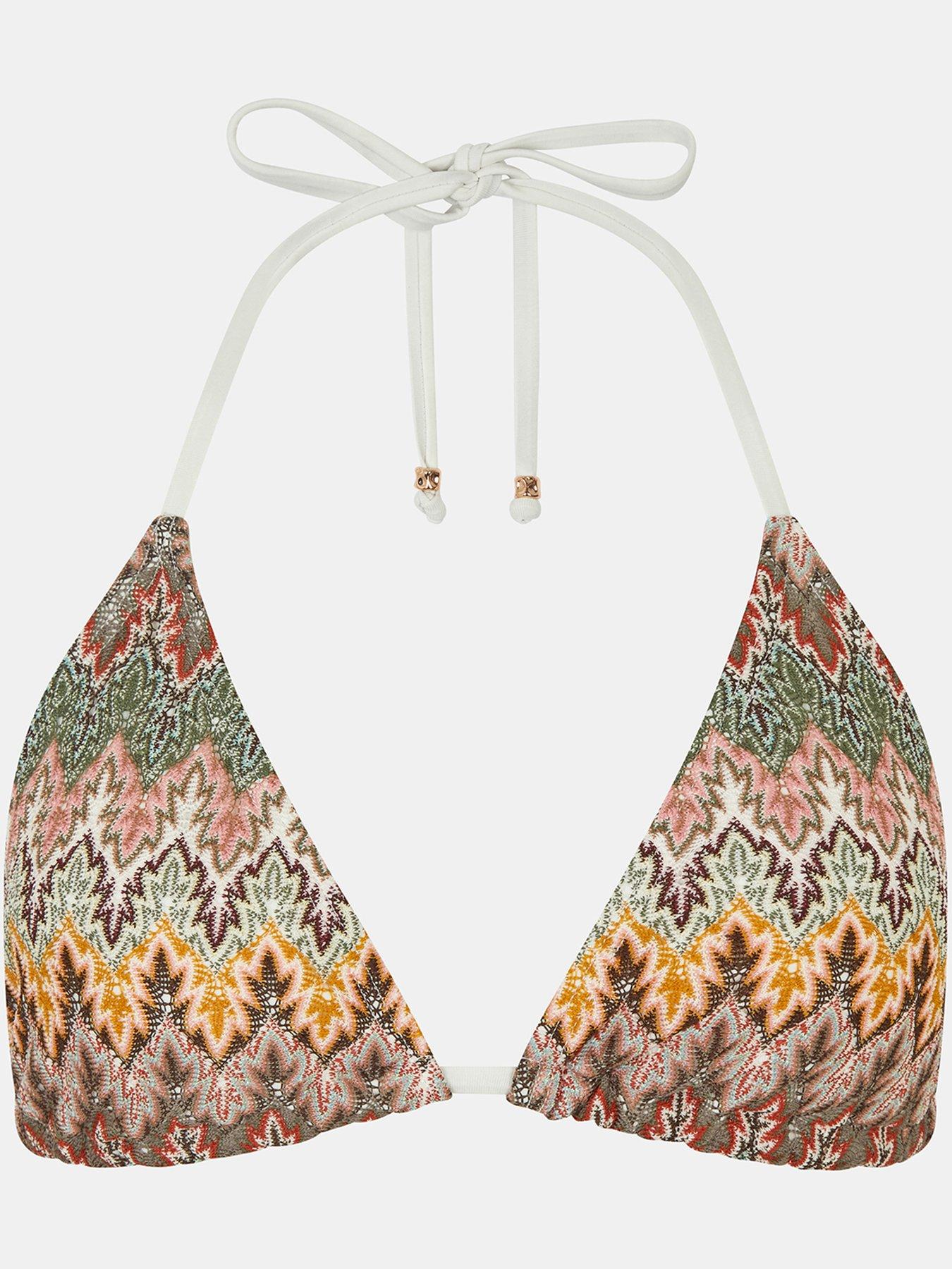 Image 5 of 5 of Accessorize Crochet Triangle Bikini Top