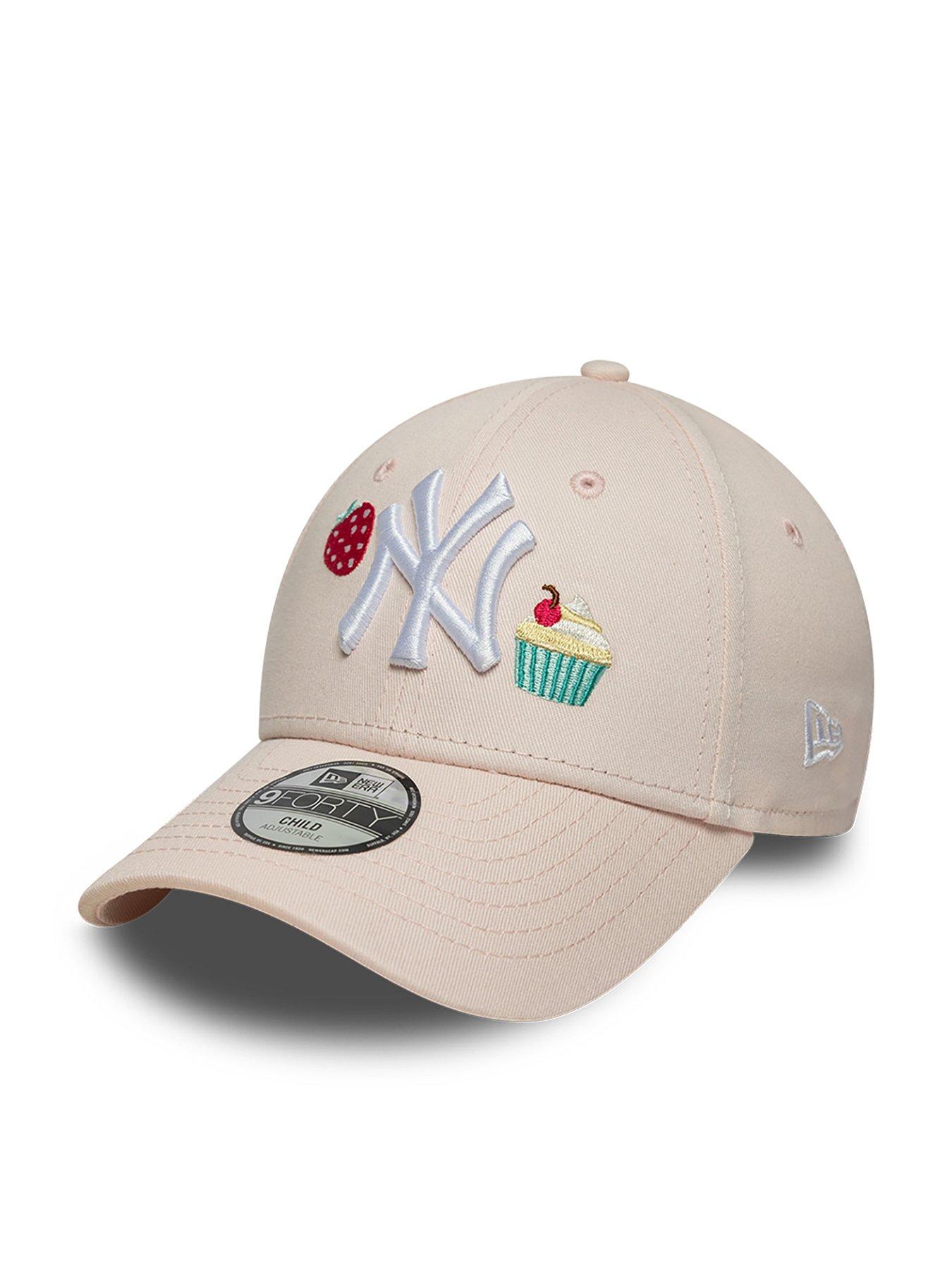 New Era Kids MLB Food Icon 9Forty NY Yankees Baseball Cap - Beige