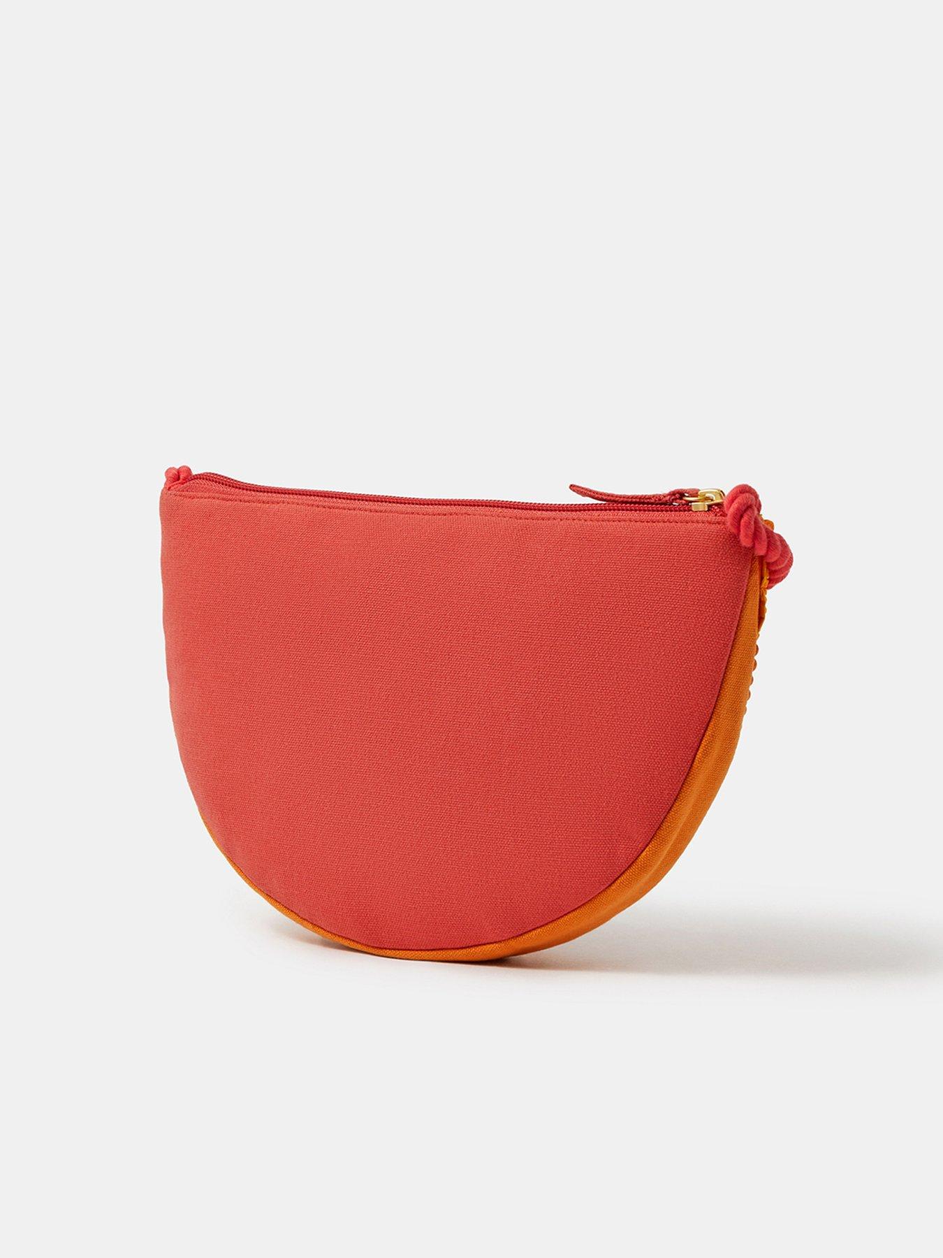 Image 3 of 5 of Accessorize Beaded Grapefruit Crossbody Bag - Orange