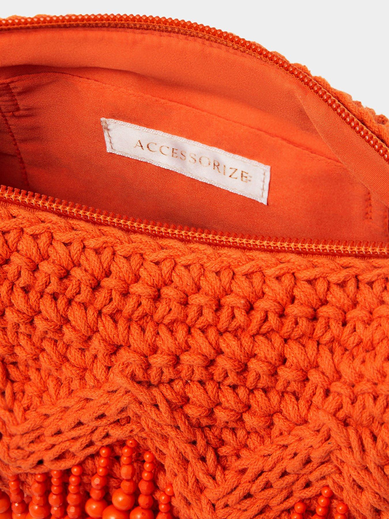 Image 5 of 5 of Accessorize Beaded Macram&atilde;&copy; Crossbody Bag