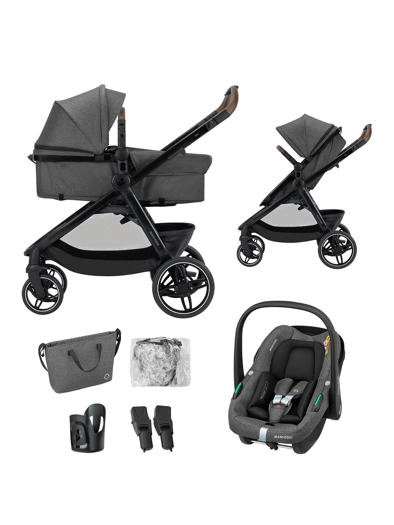 Image 1 of 8 of Maxi-Cosi Zelia S Trio Travel System - Dark Grey