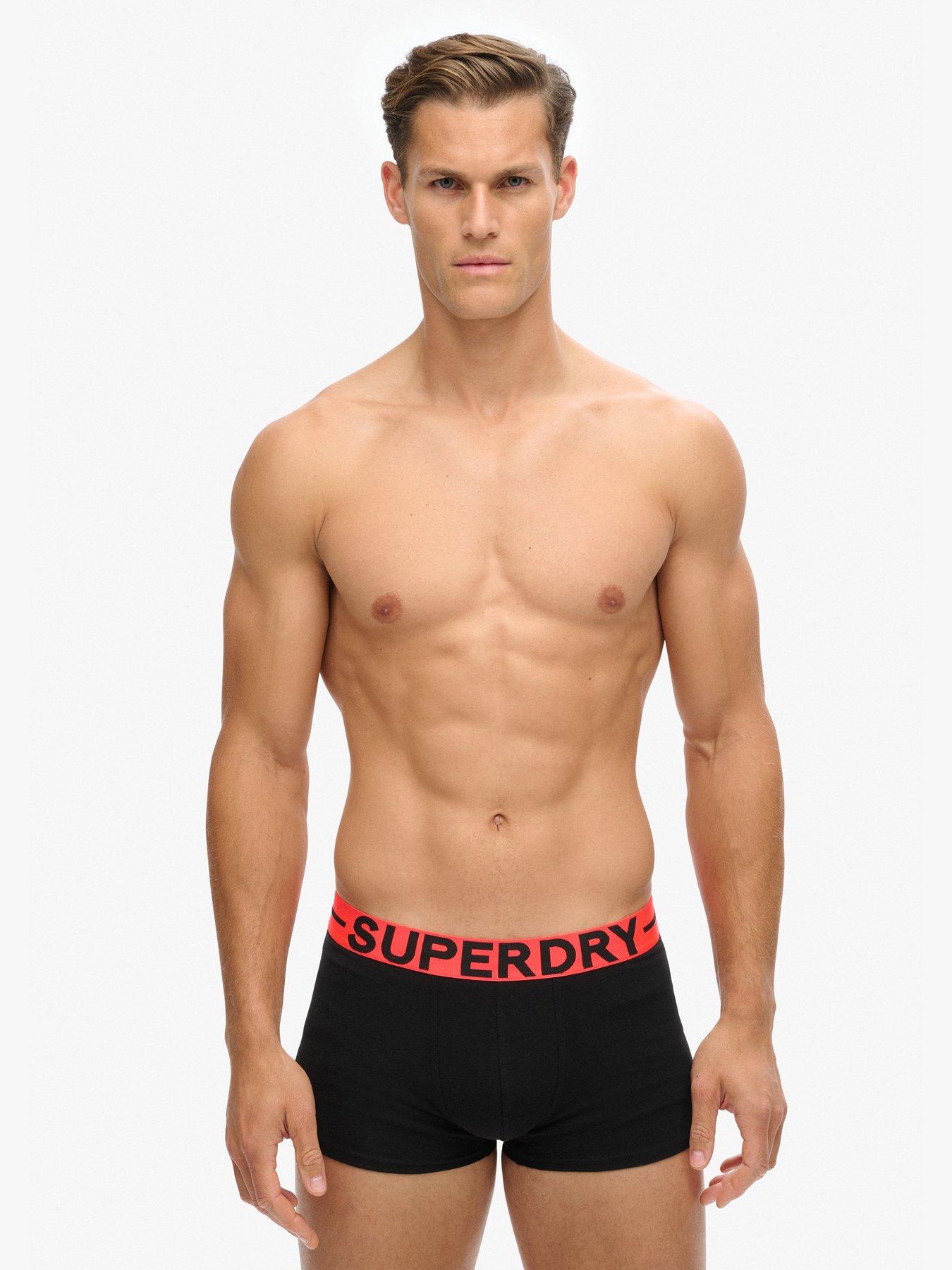 Image 2 of 4 of Superdry Trunks Triple Pack - Black