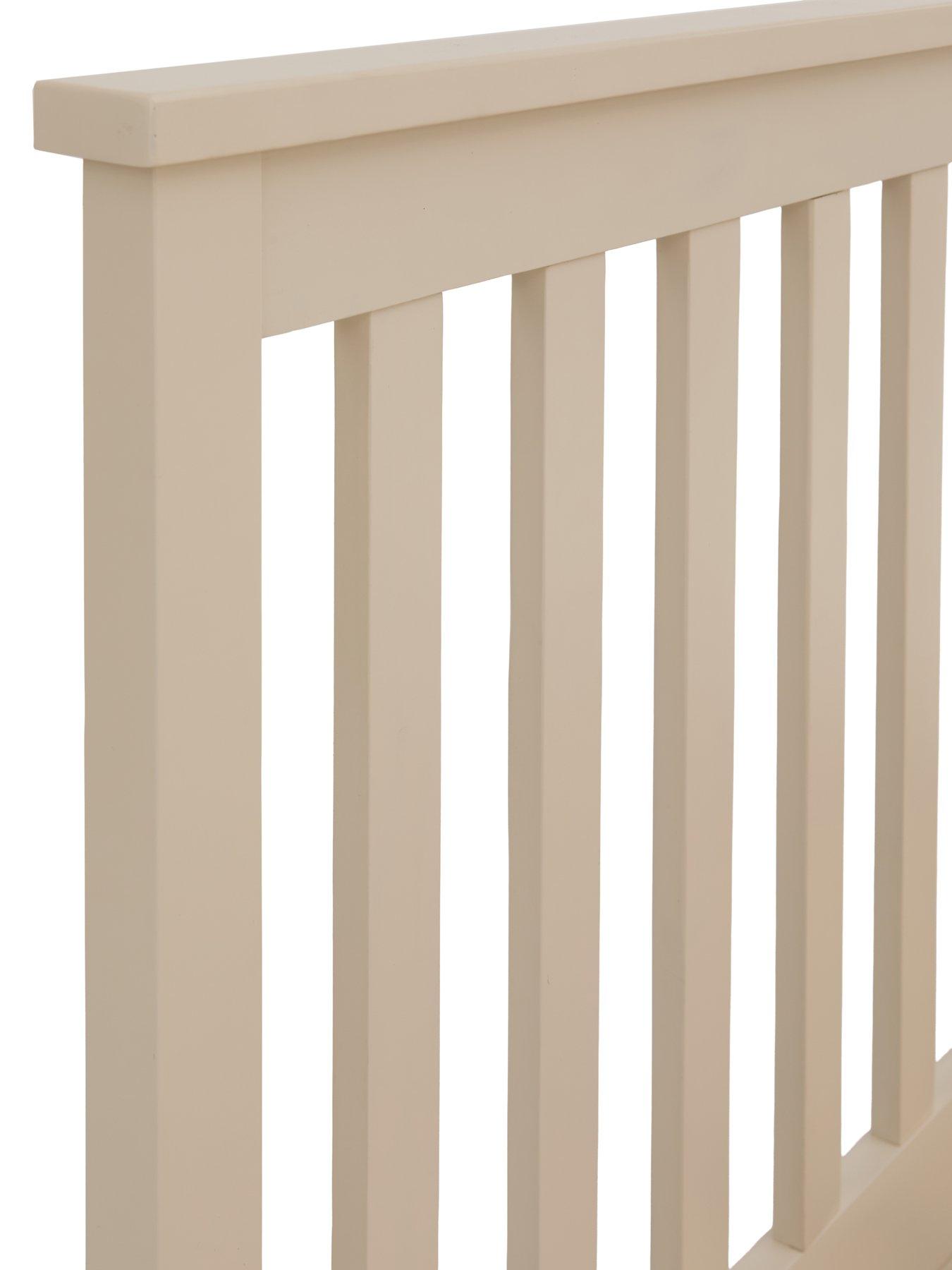 Image 7 of 7 of The Very Collection Dawson Lift Up Ottoman Storage Wooden Bed Frame with Mattress Options (Buy &amp; SAVE!) - White