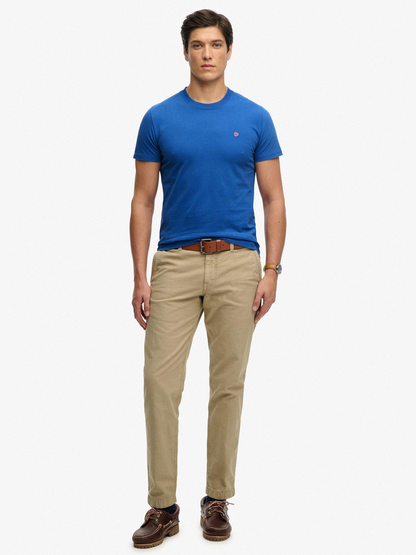 Image 3 of 6 of Superdry Essential Sdco Logo Embroidered T-shirt - Blue