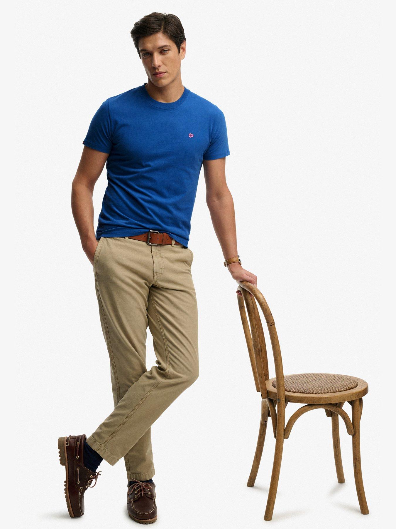 Image 5 of 6 of Superdry Essential Sdco Logo Embroidered T-shirt - Blue