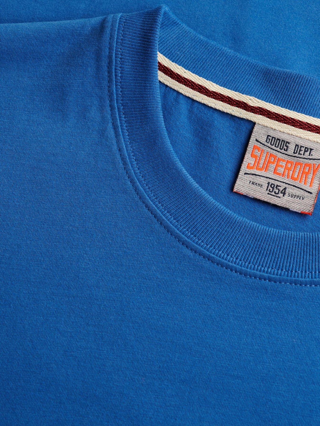 Image 6 of 6 of Superdry Essential Sdco Logo Embroidered T-shirt - Blue