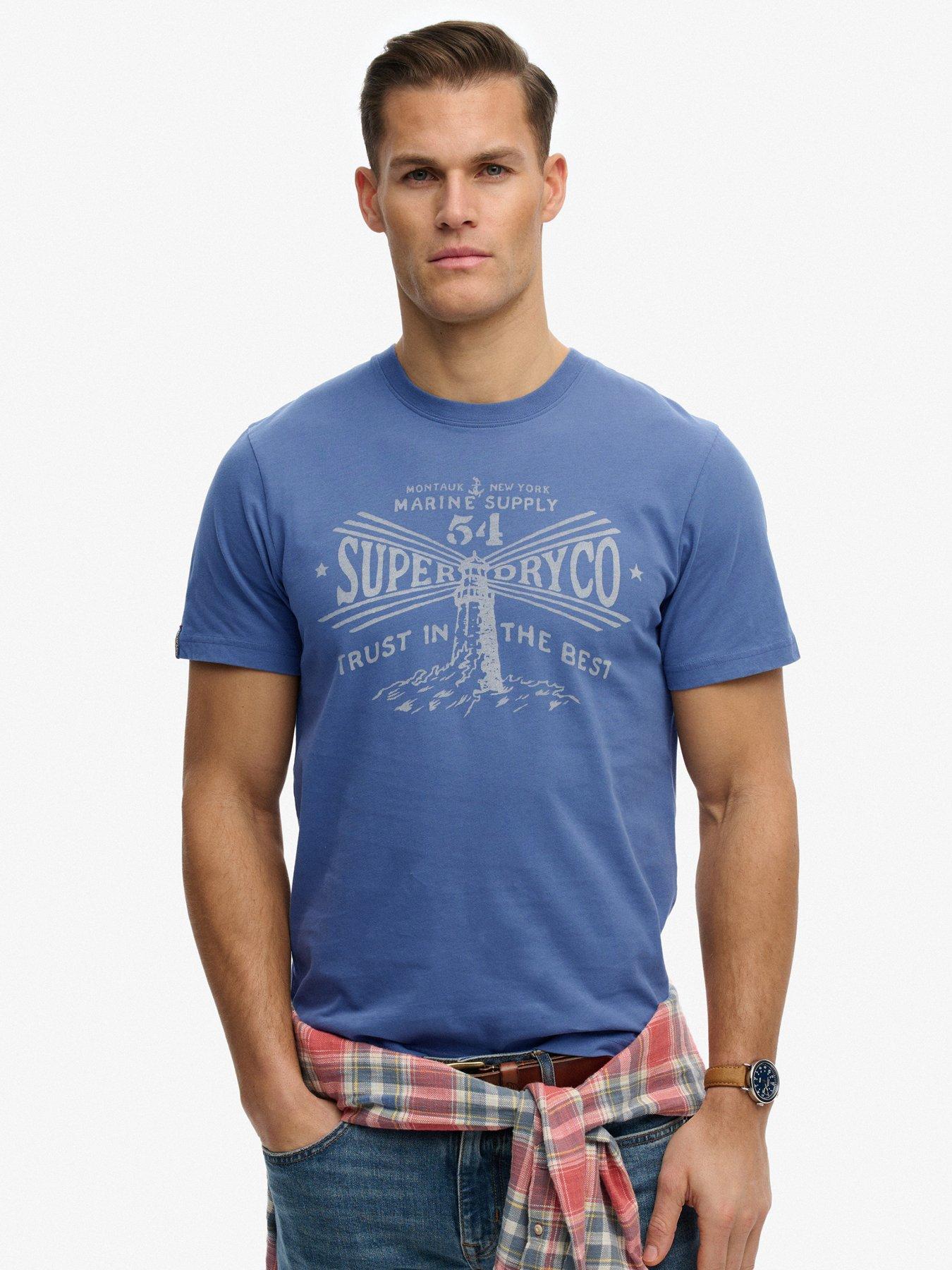 Superdry Lo-Fi Dockside T-Shirt - Blue
