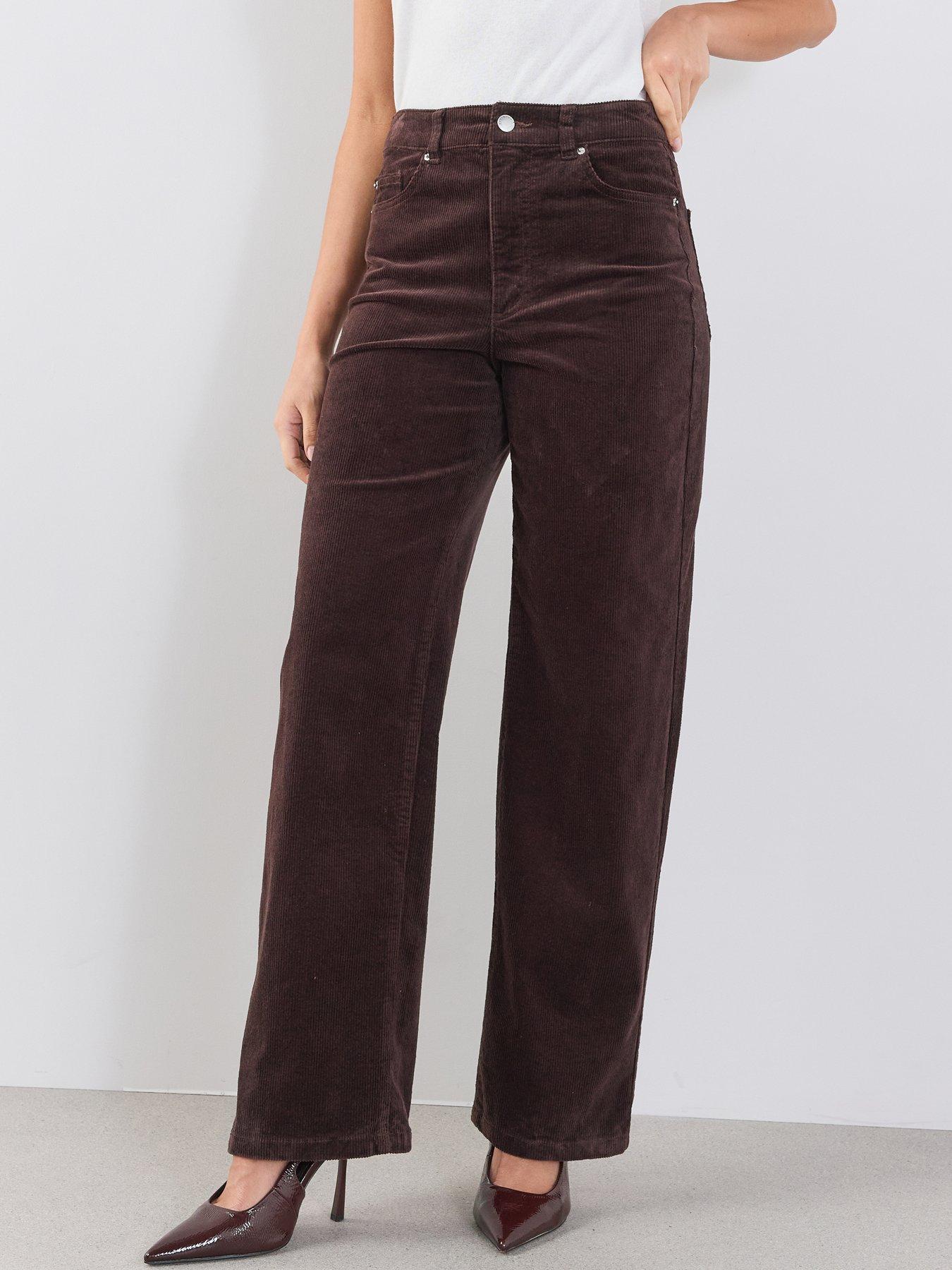 Image 4 of 6 of The Very Collection Wide Leg Cord Trouser