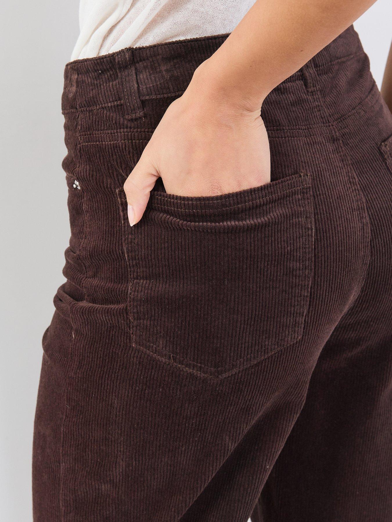 Image 6 of 6 of The Very Collection Wide Leg Cord Trouser