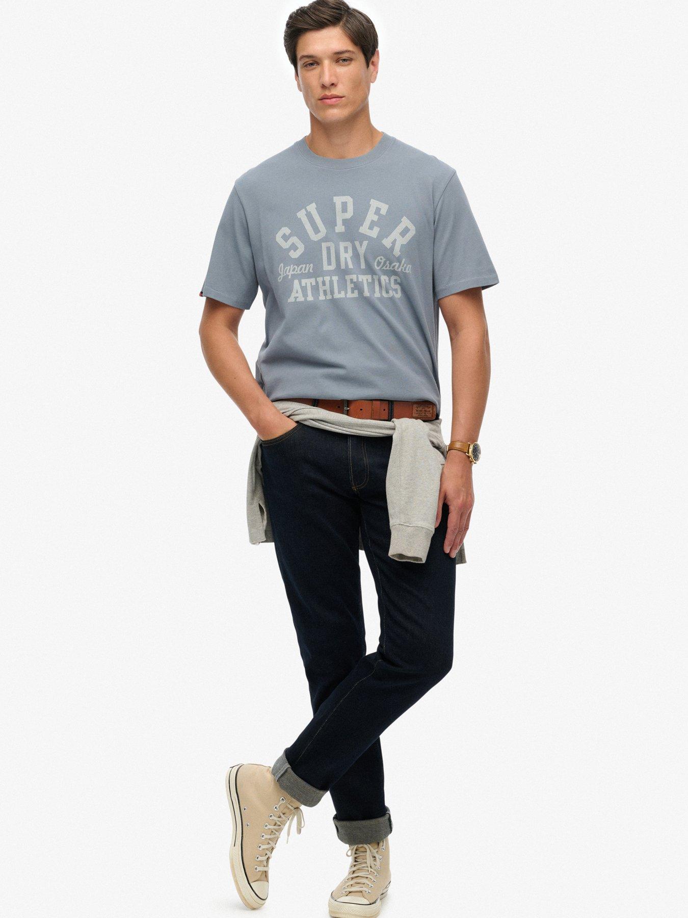 Image 3 of 5 of Superdry Athletic Essential T-Shirt - Grey
