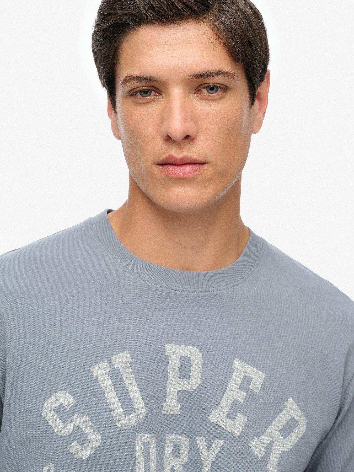 Image 4 of 5 of Superdry Athletic Essential T-Shirt - Grey