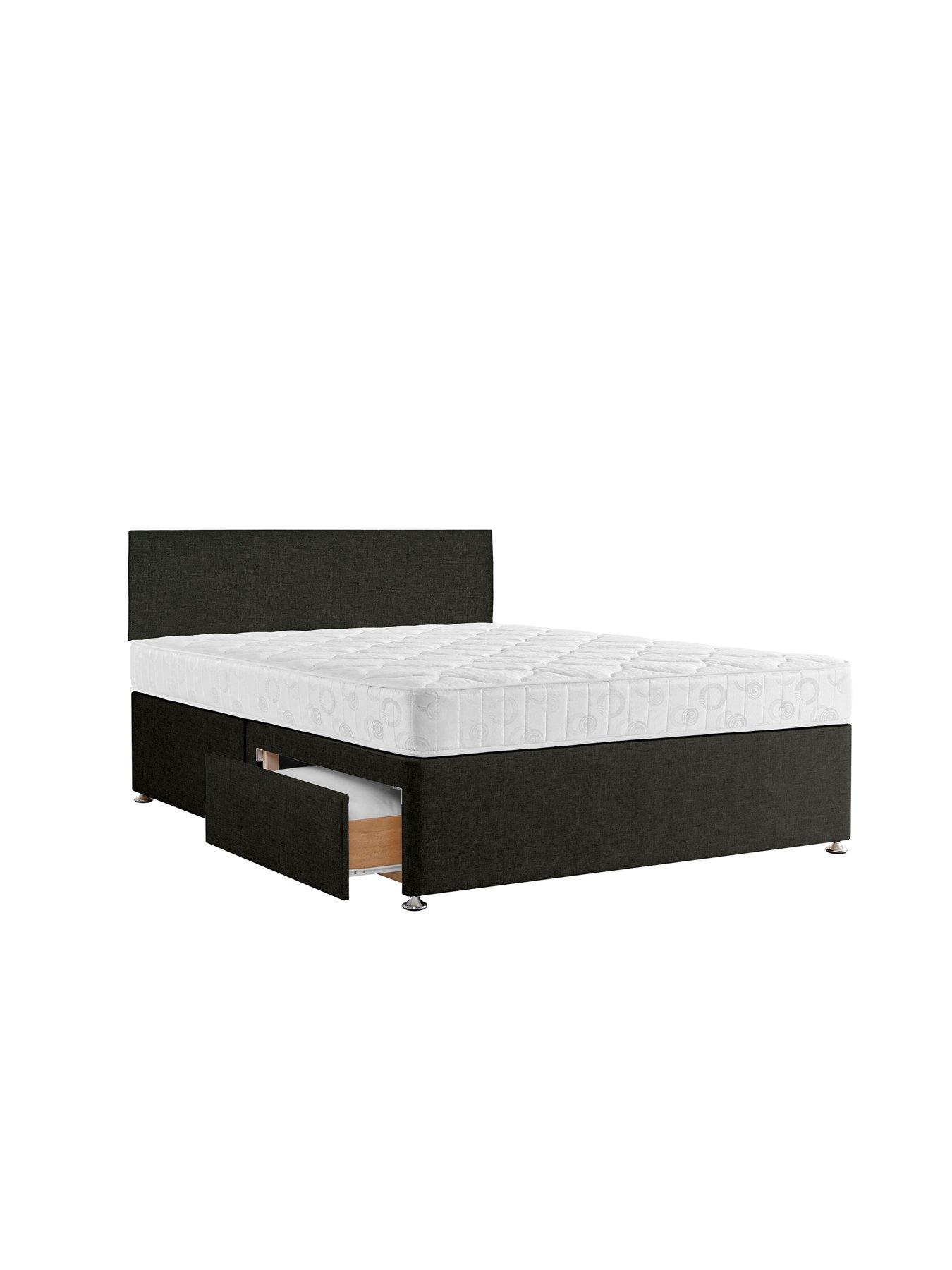 Image 7 of 7 of Airsprung Essentials Bed Base &amp; Memory Mattress Set - Sg N/s