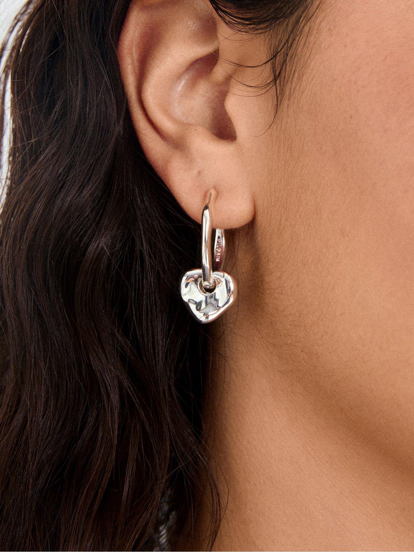 Image 3 of 3 of Pilgrim NOVA earrings silver-plated