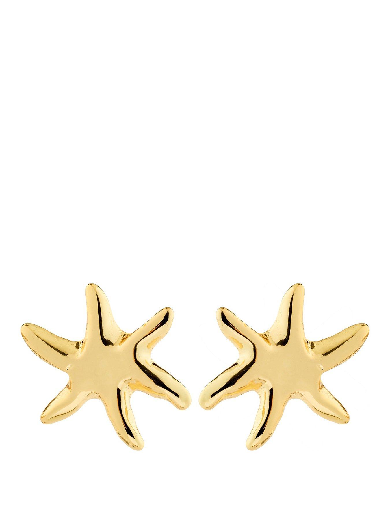 Pilgrim PRISM earrings gold-plated