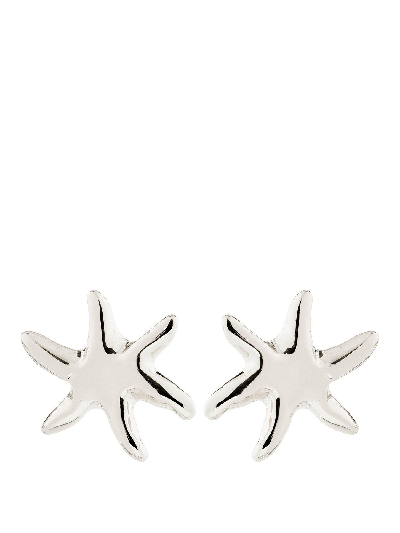 Image 1 of 4 of Pilgrim PRISM earrings silver-plated