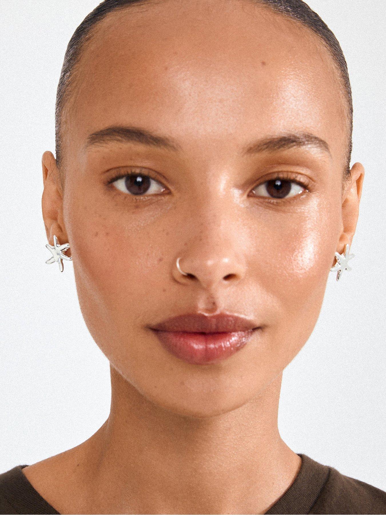 Image 2 of 4 of Pilgrim PRISM earrings silver-plated
