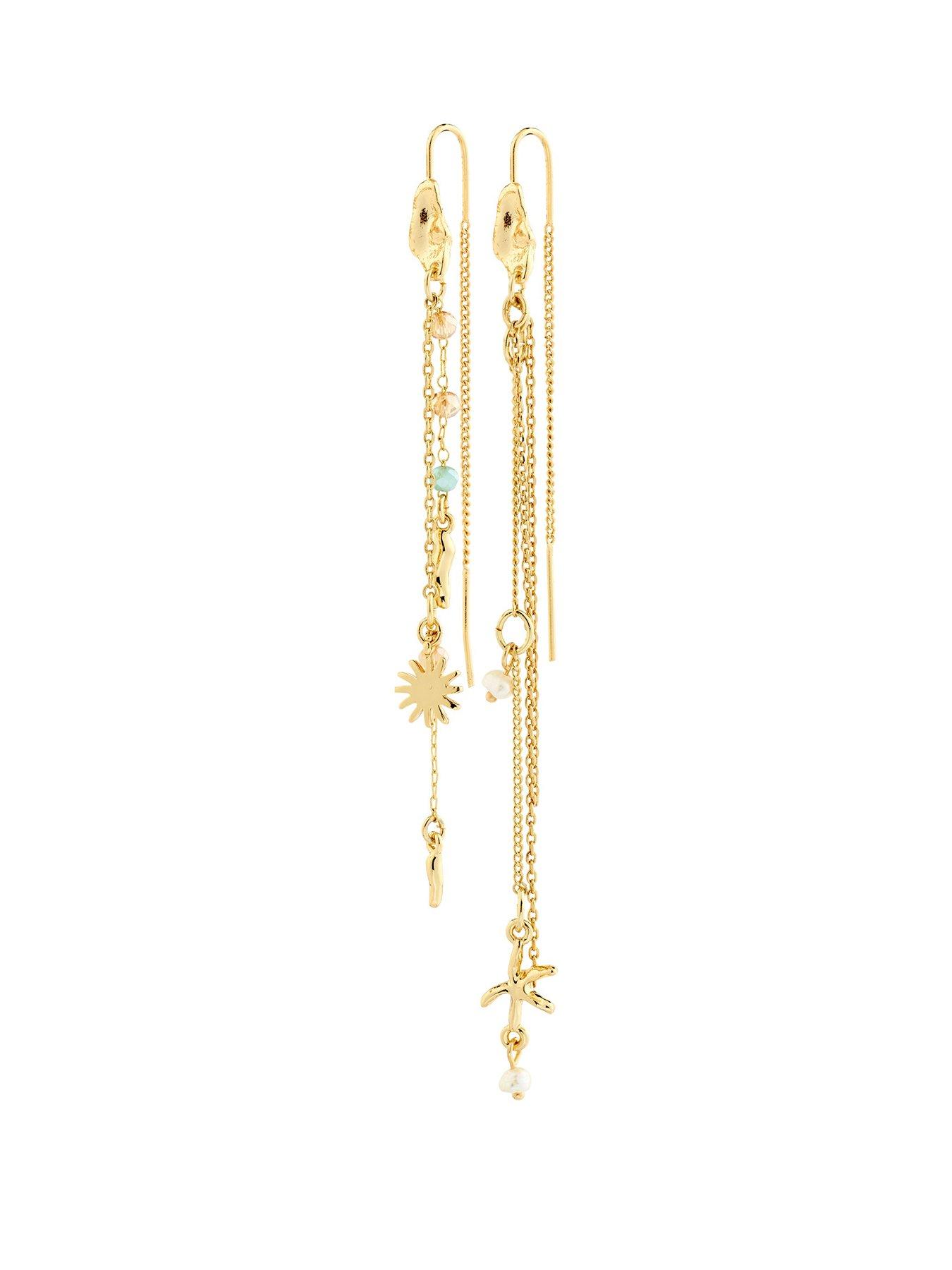 Pilgrim PRISM earrings gold-plated