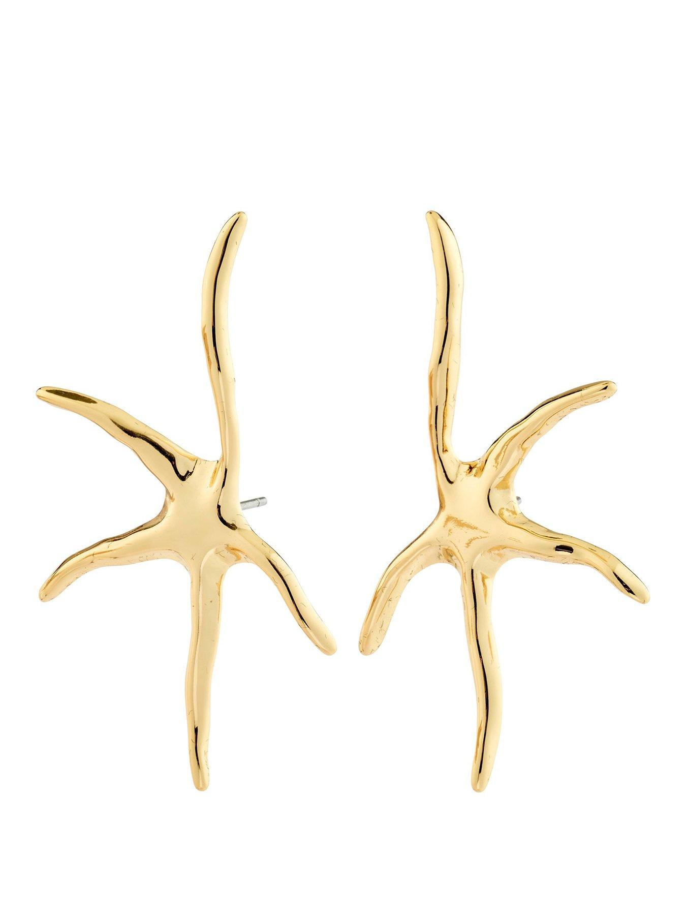 Image 1 of 3 of Pilgrim PRISM earrings gold-plated