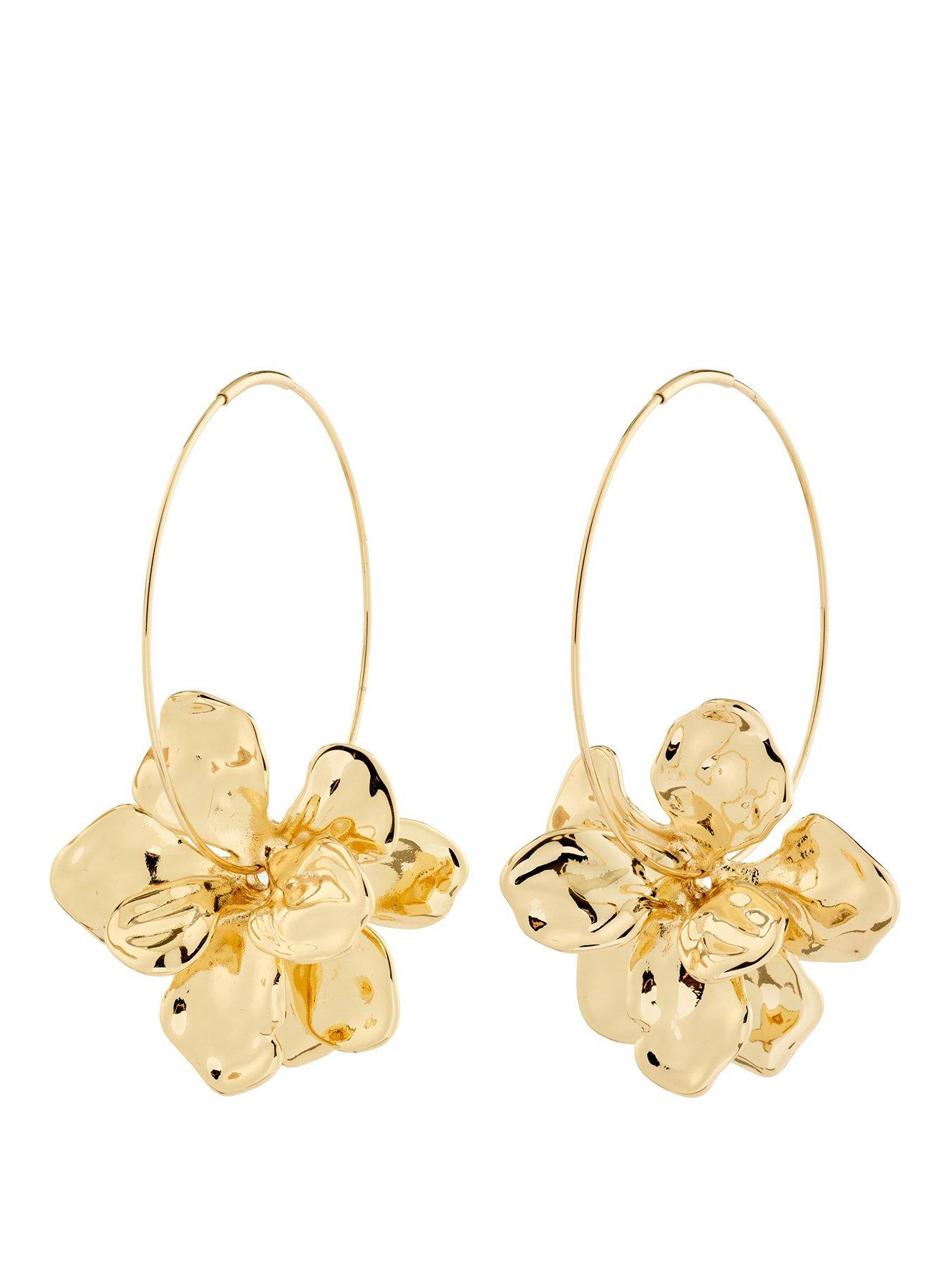 Pilgrim LUNITH earrings gold-plated