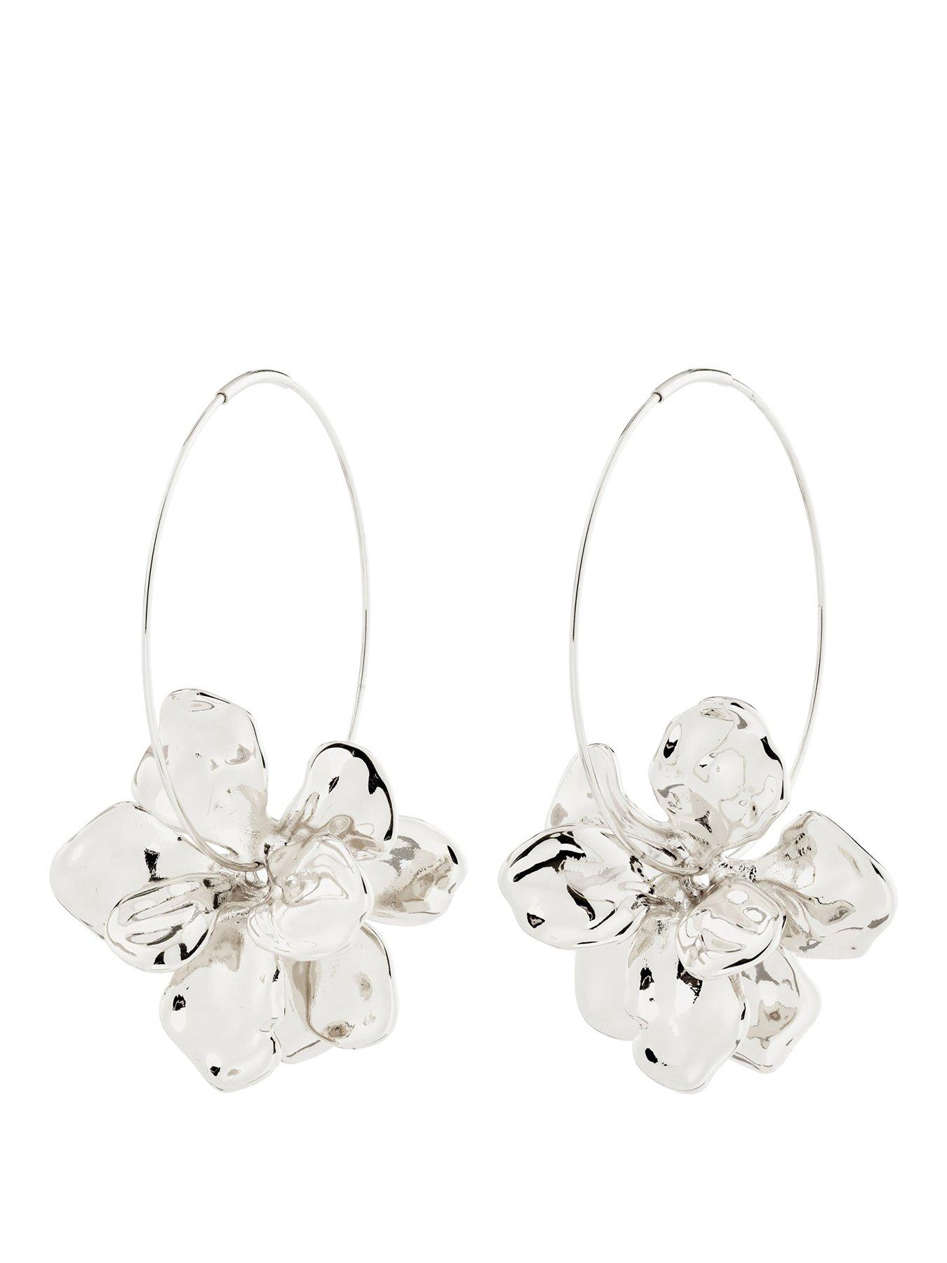 Pilgrim LUNITH earrings silver-plated