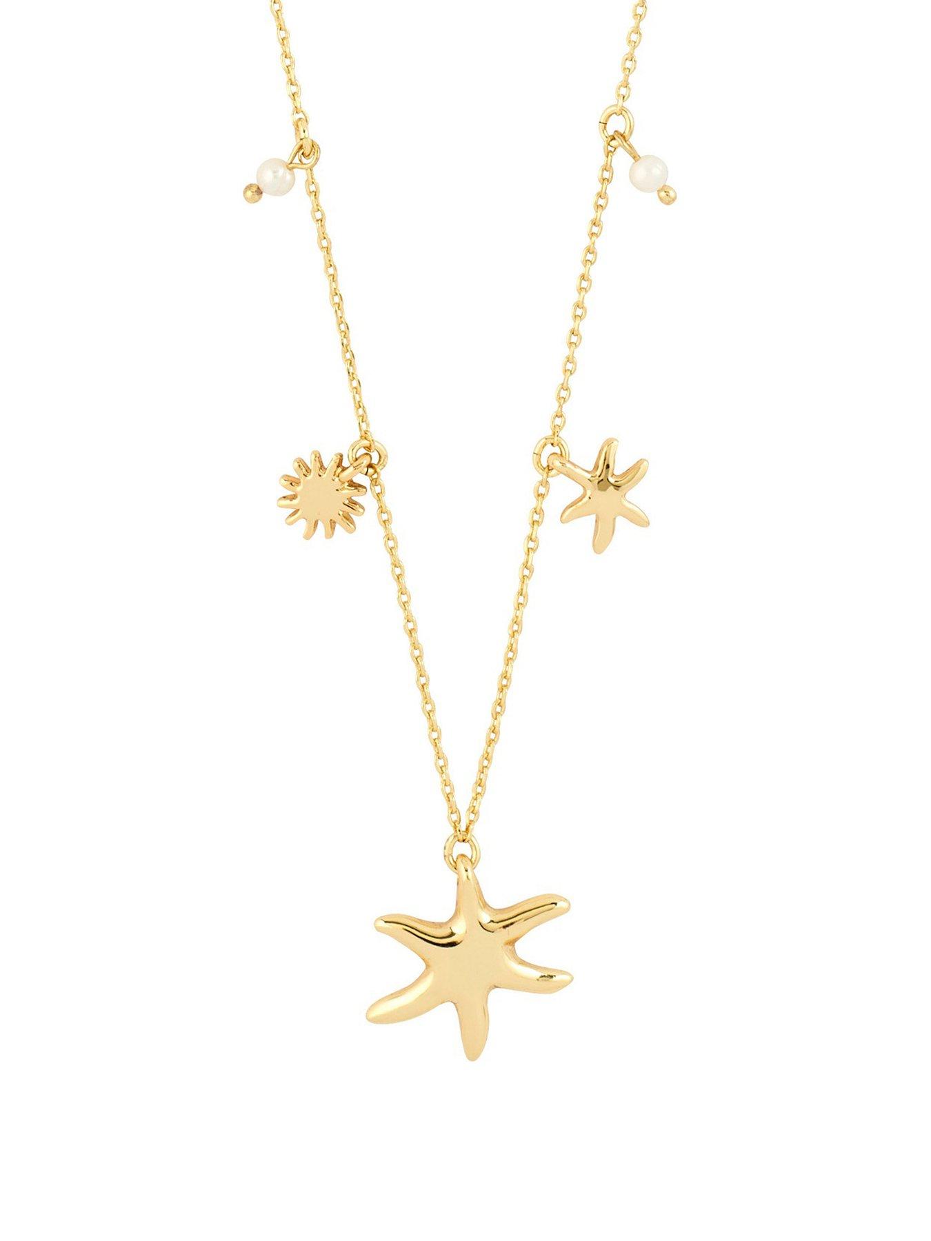 Pilgrim PRISM necklace gold-plated