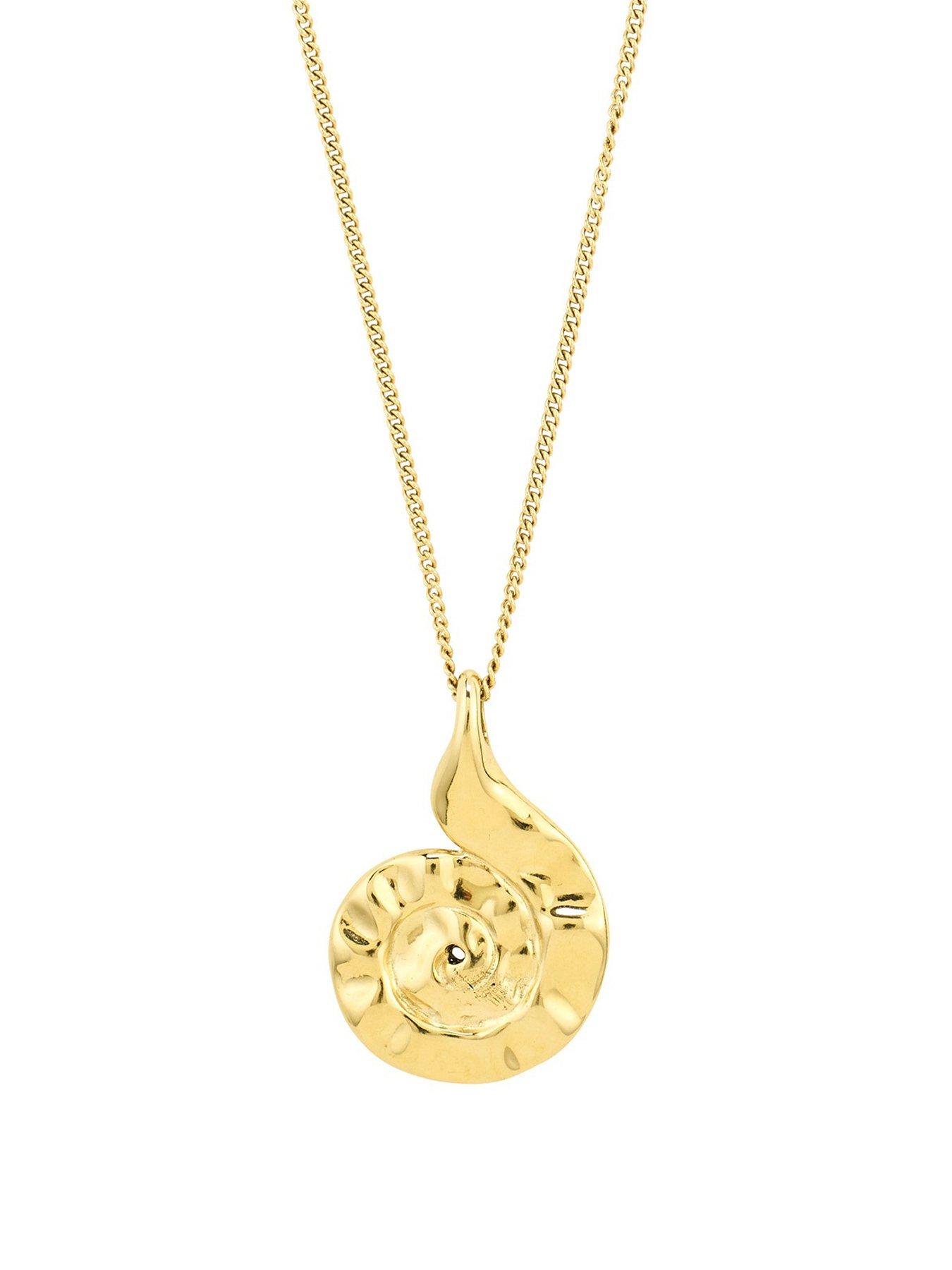 Image 1 of 6 of Pilgrim HAZE necklace gold-plated