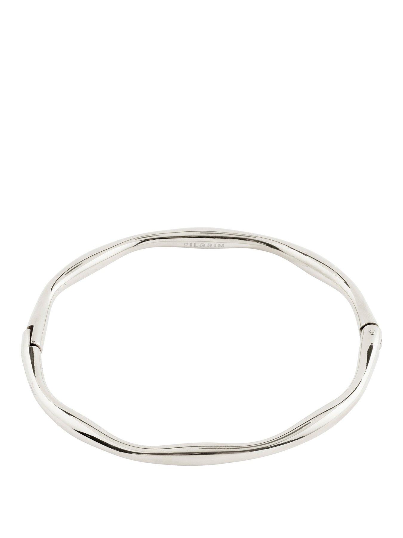 Pilgrim HAZE bangle silver-plated