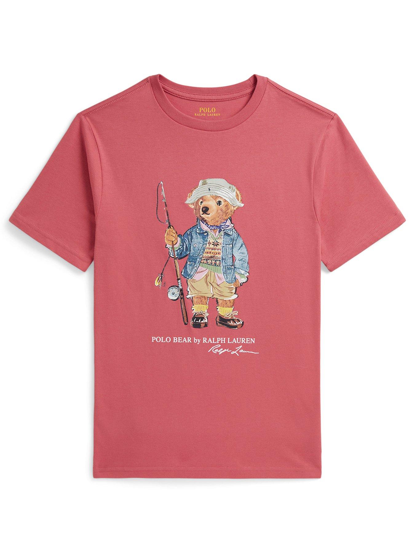 Polo Ralph Lauren Boys Bear Short Sleeve T-Shirt - Red