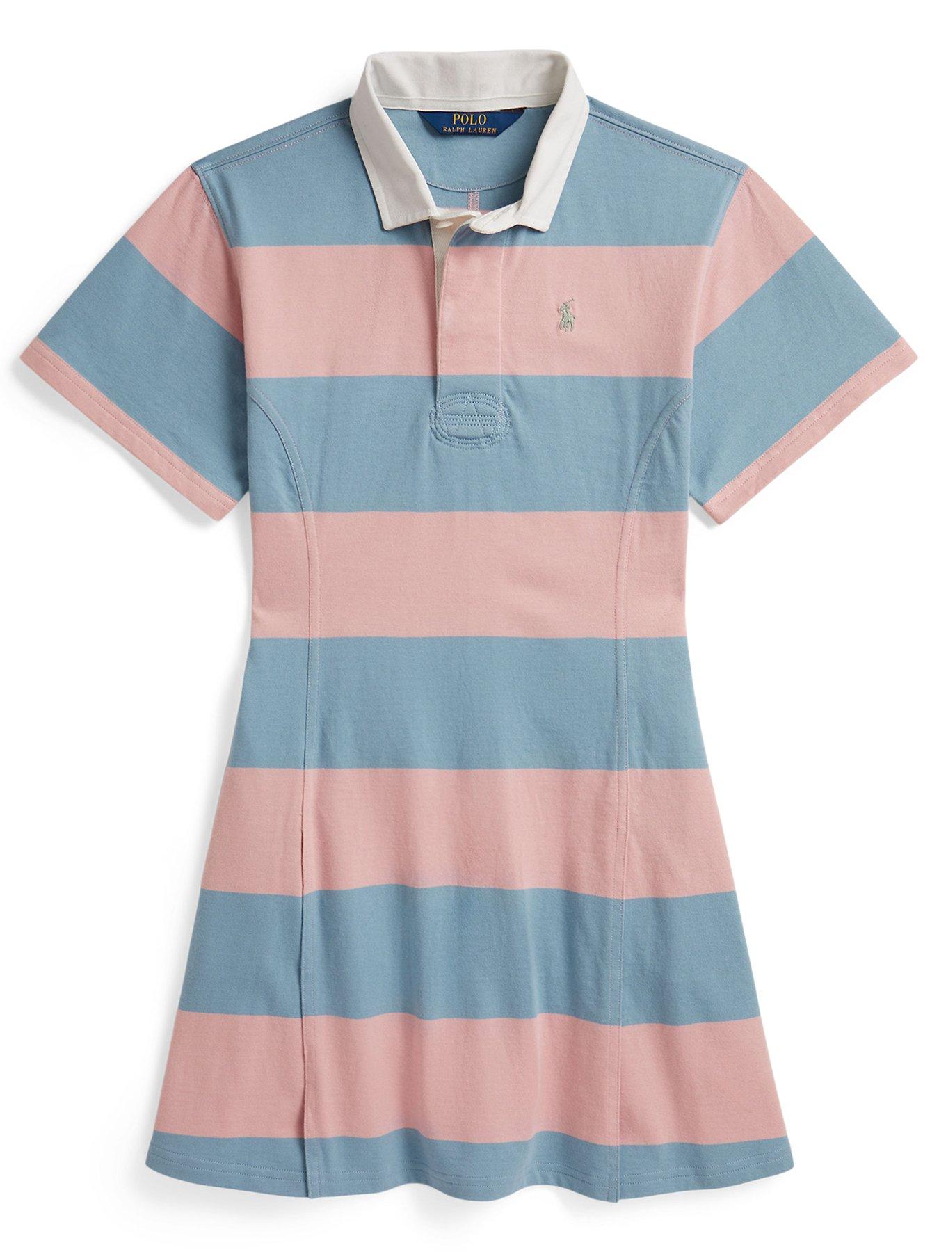 Polo Ralph Lauren Kids Pink Striped Cotton Polo Dress Y Size 4 - Mytheresa - Image 4