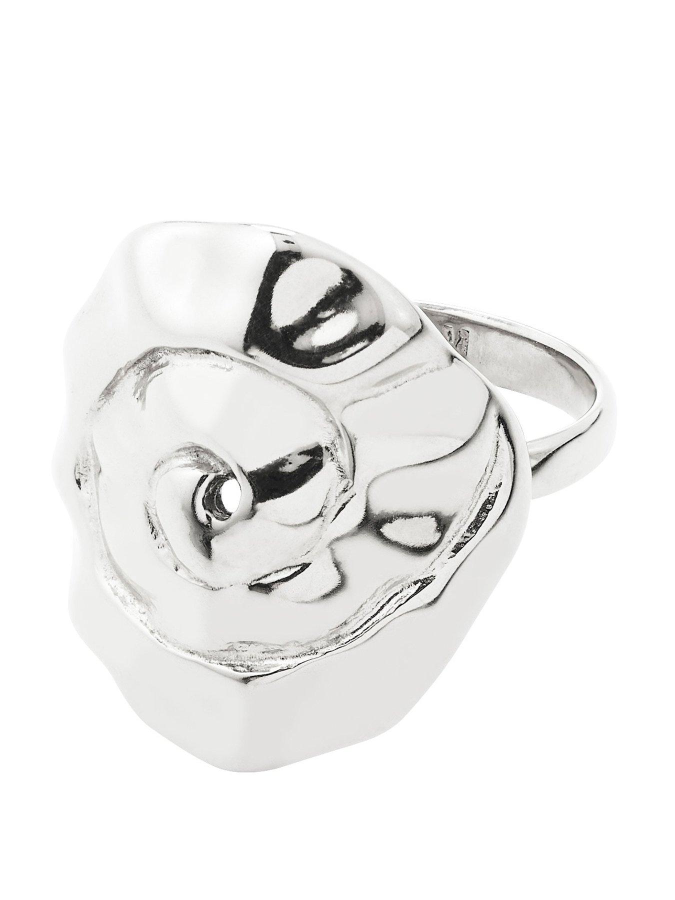 Pilgrim Haze Ring Silver-Plated