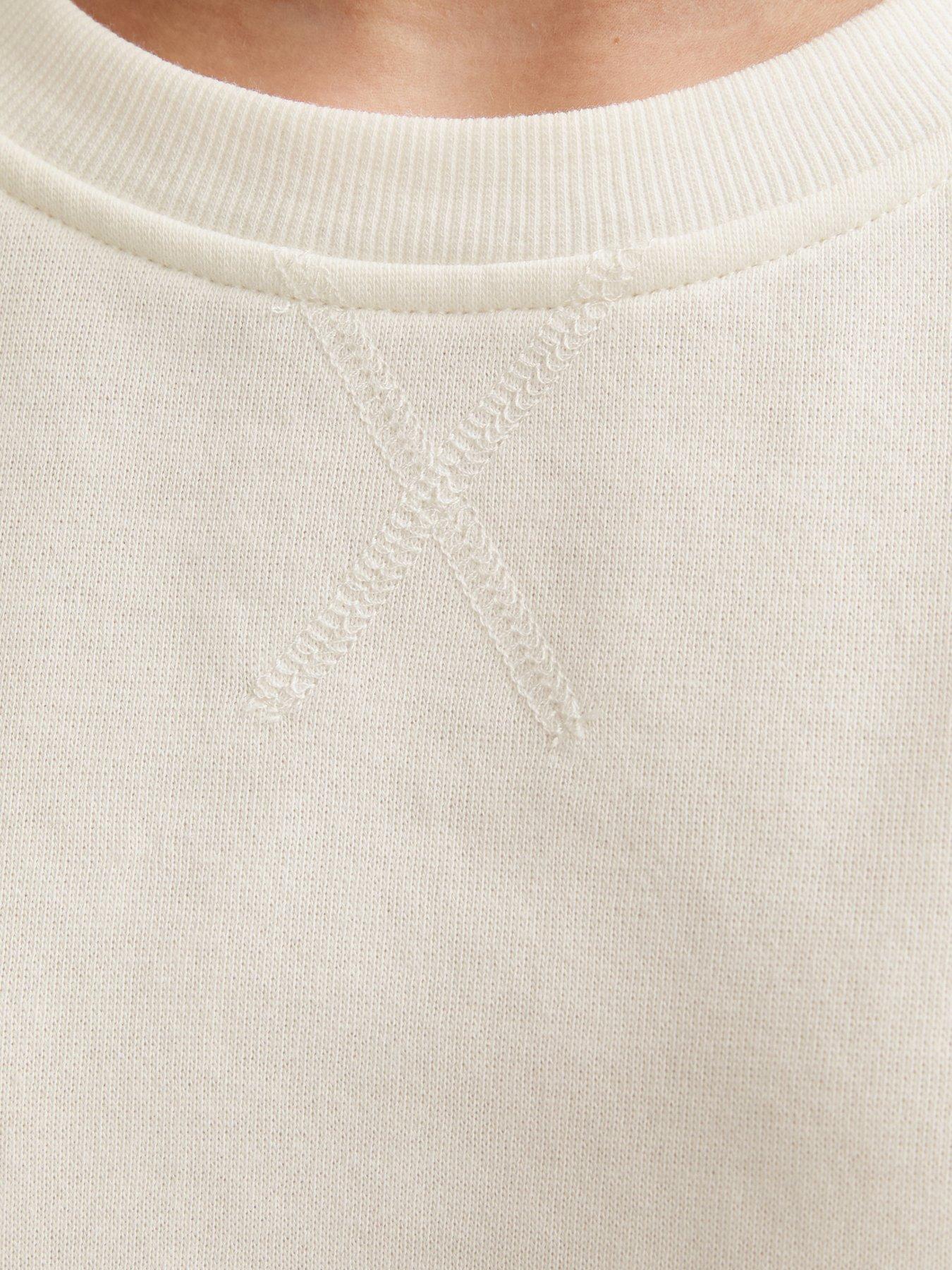 Image 5 of 5 of New Look 915 Girls Short Sleeve Sweatshirt Top - Off White