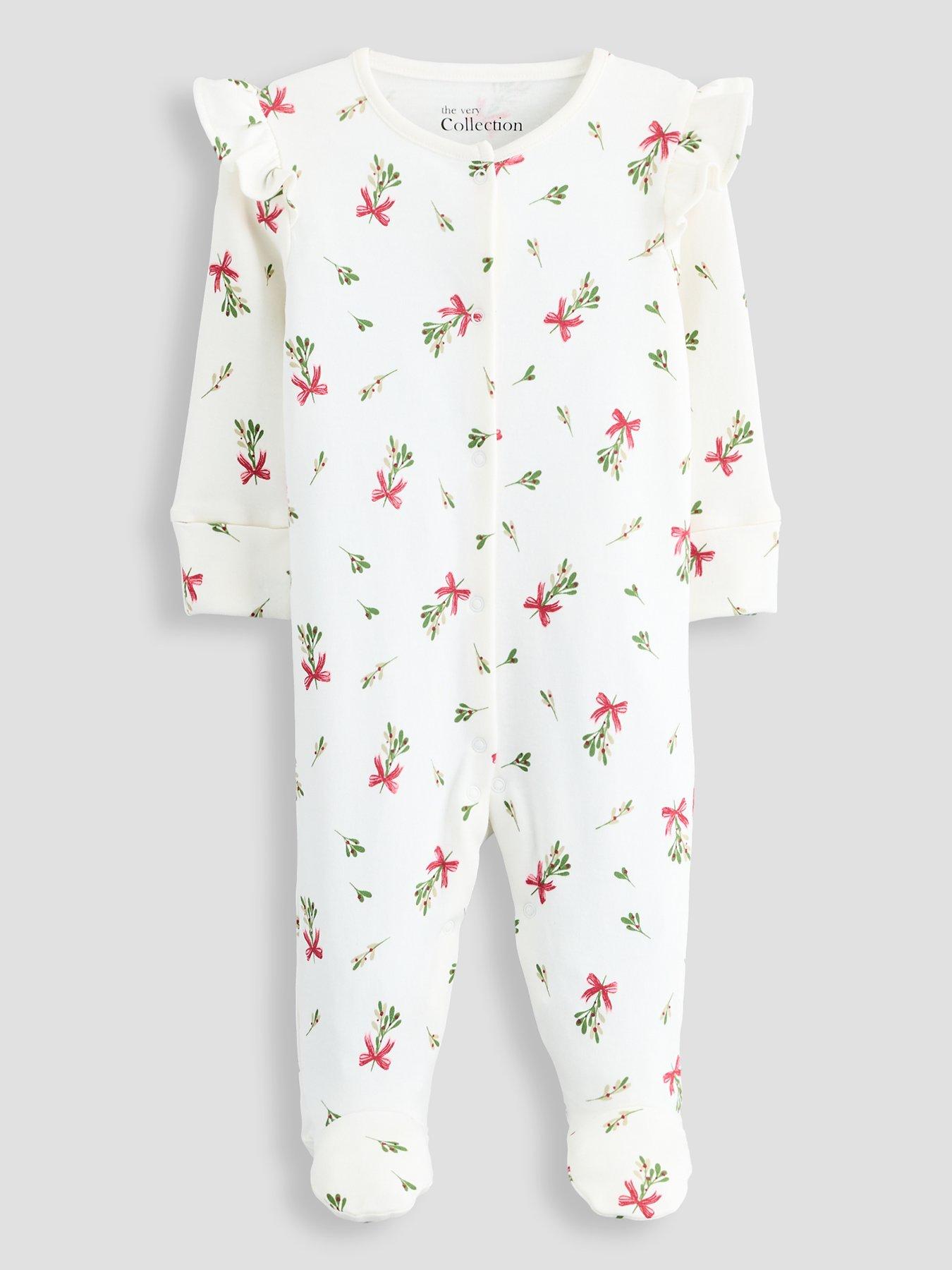 Image 3 of 5 of The Very Collection Boys Fesuve Frill 3 Pack Popper Front Sleepsuits - Multi