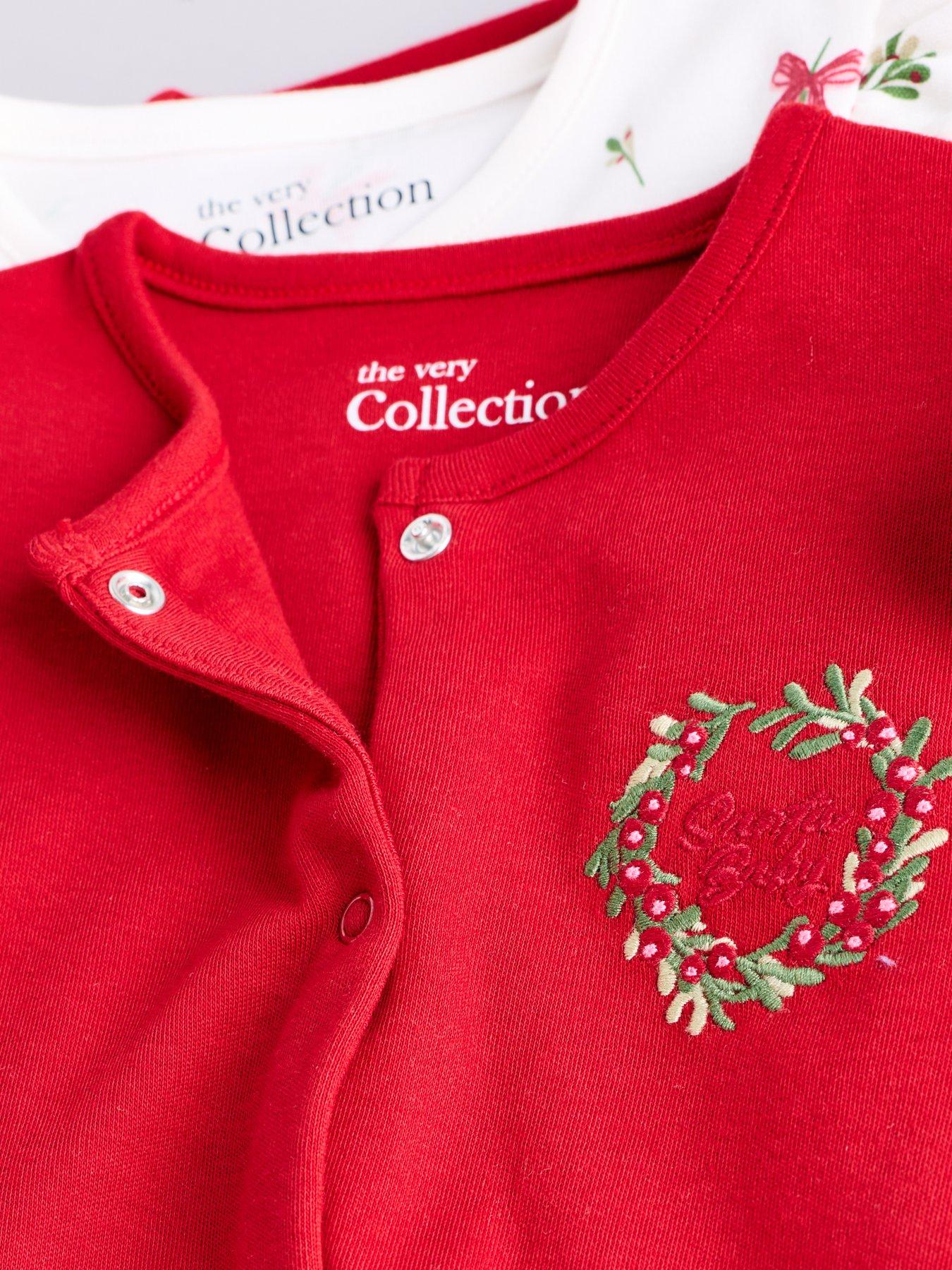 Image 5 of 5 of The Very Collection Boys Fesuve Frill 3 Pack Popper Front Sleepsuits - Multi