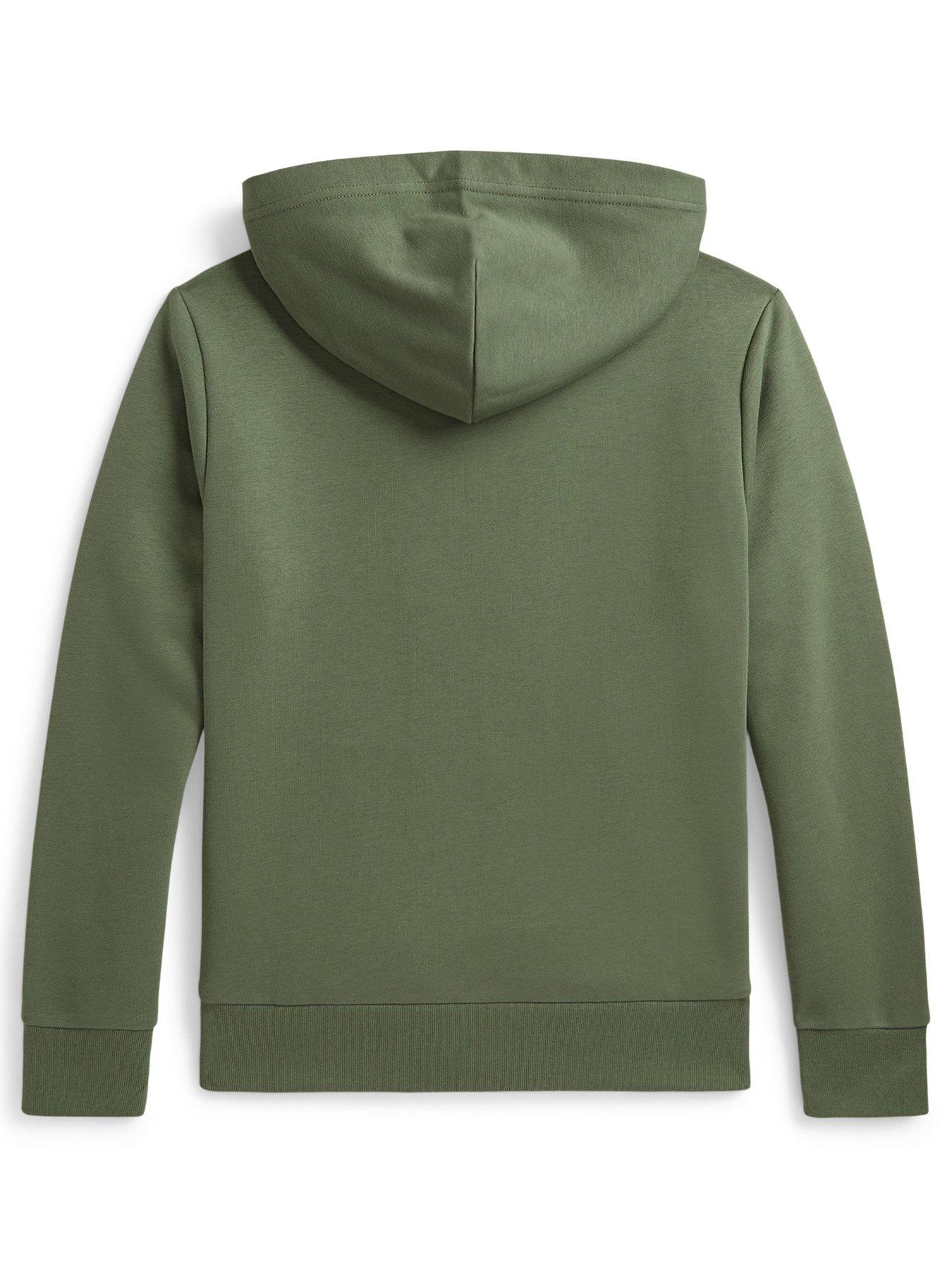Image 2 of 2 of Polo Ralph Lauren Boys Polo Logo Hoodie- Green