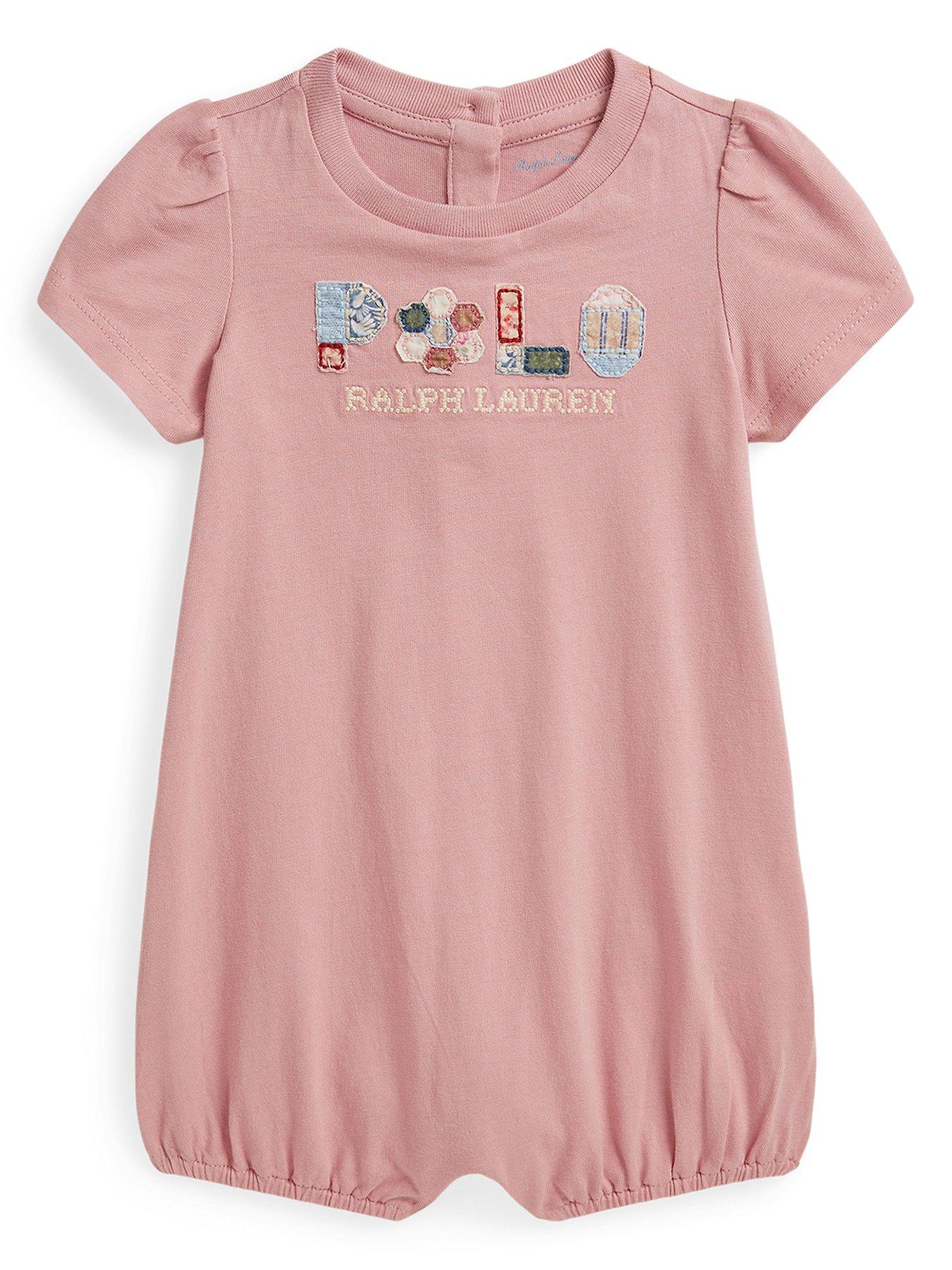 Polo Ralph Lauren Baby Girls Romper - Pink