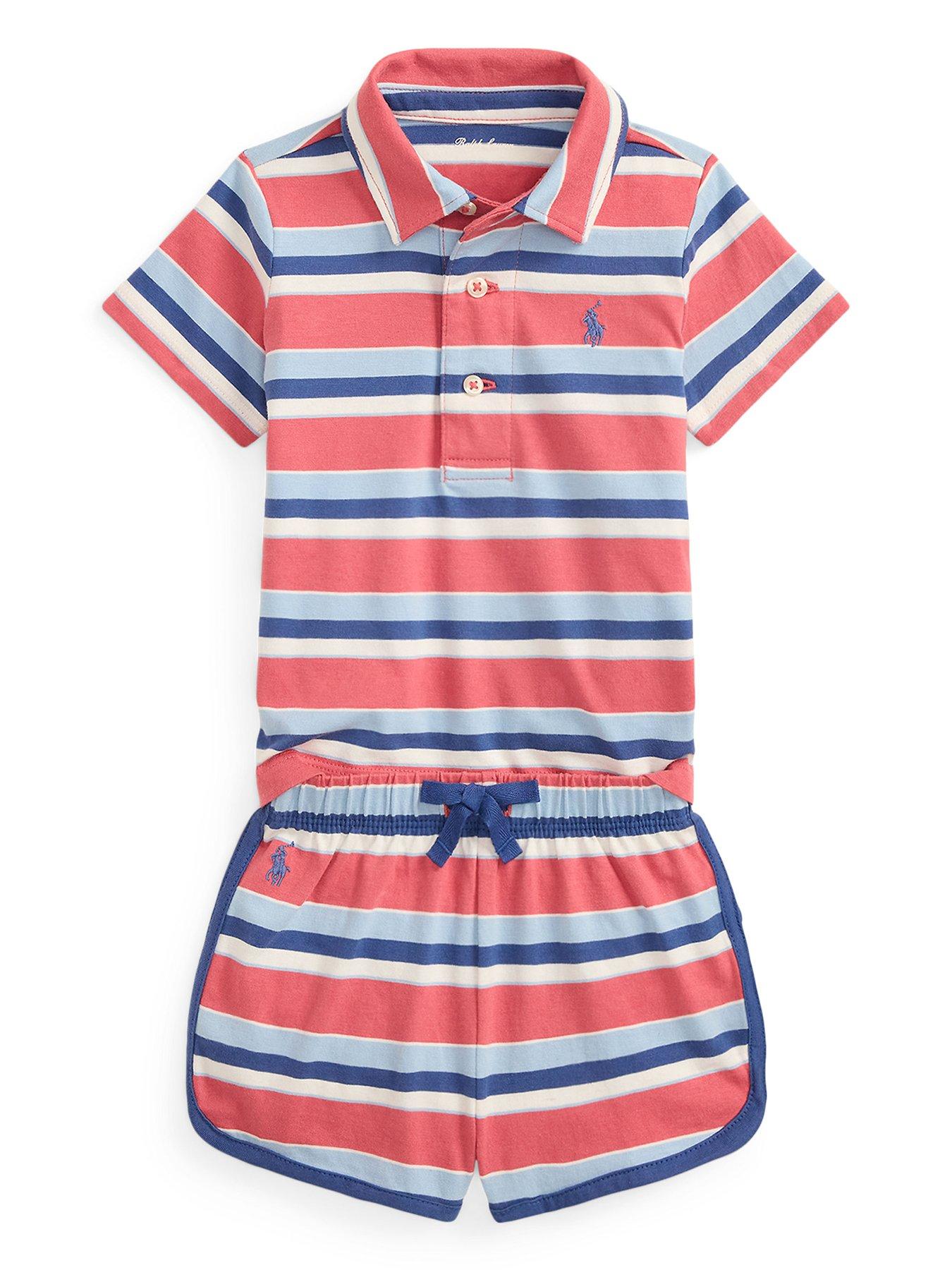 Polo Ralph Lauren Baby Boys Stripe T-Shirt  &  Shorts Set - Multi