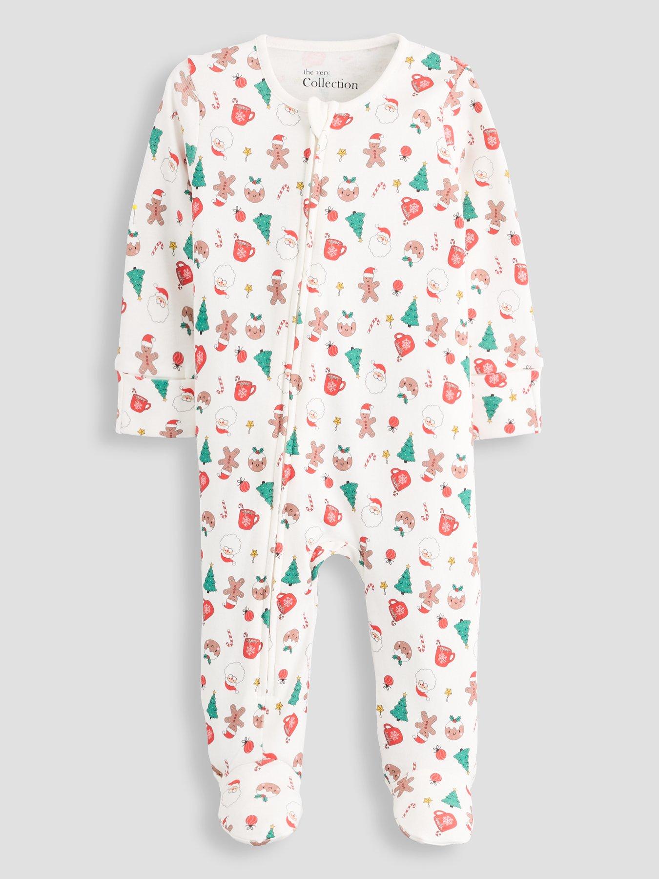 Image 2 of 5 of The Very Collection Boys 2 Pack Zip Through Footed Sleepsuits (Newborn - 24 months)&nbsp;- Multi