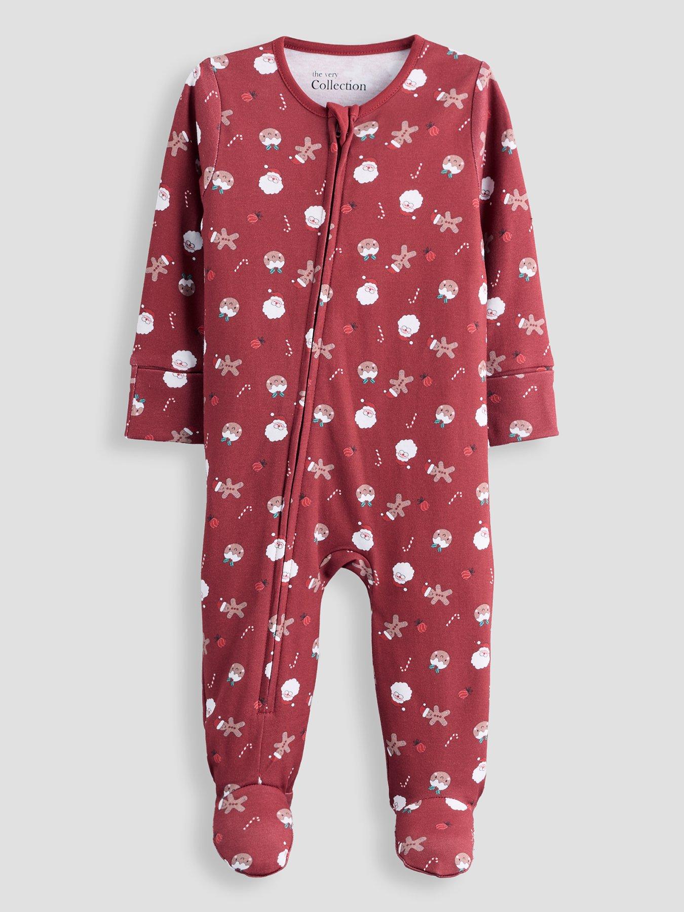 Image 3 of 5 of The Very Collection Boys 2 Pack Zip Through Footed Sleepsuits (Newborn - 24 months)&nbsp;- Multi