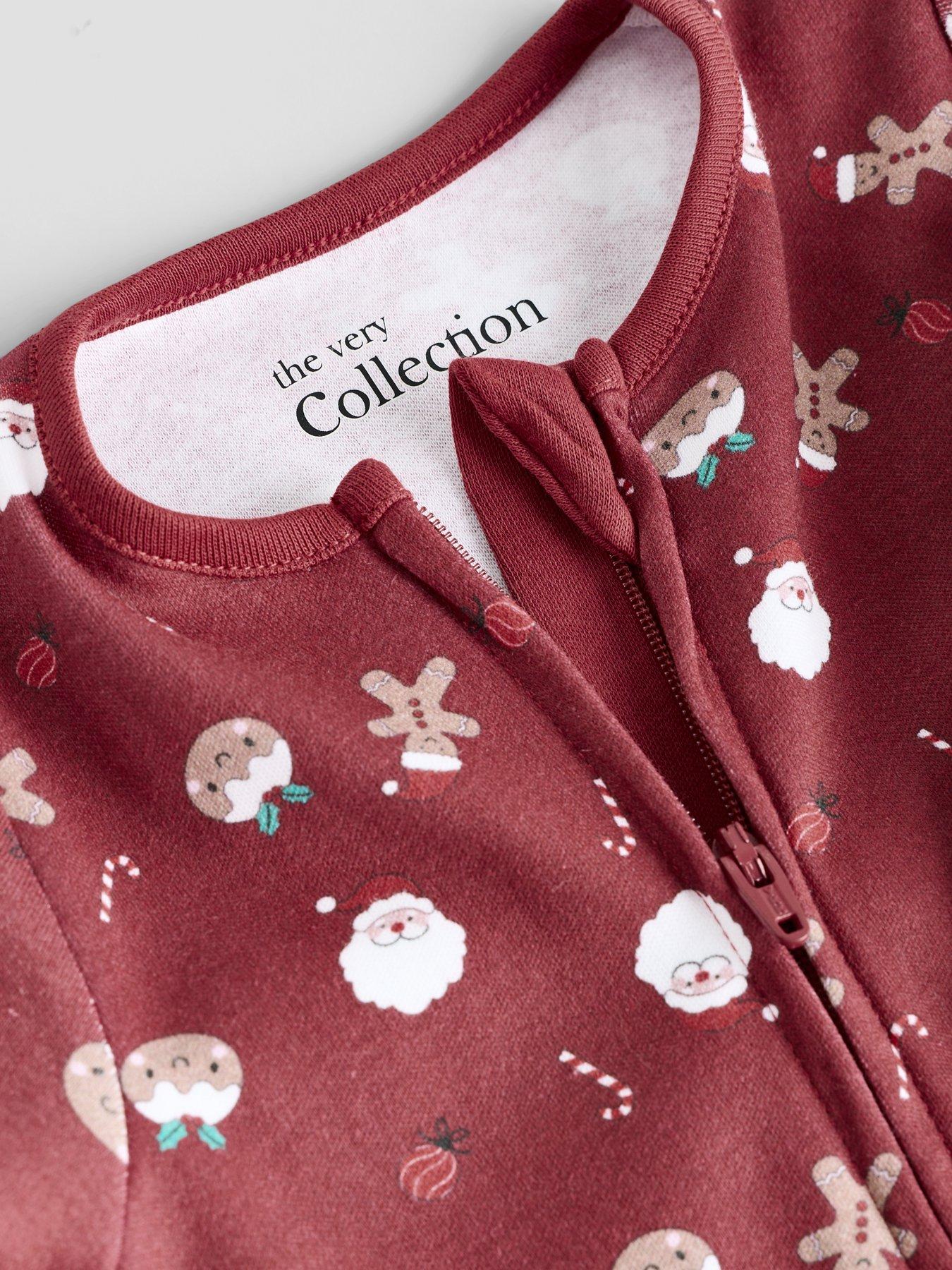 Image 5 of 5 of The Very Collection Boys 2 Pack Zip Through Footed Sleepsuits (Newborn - 24 months)&nbsp;- Multi