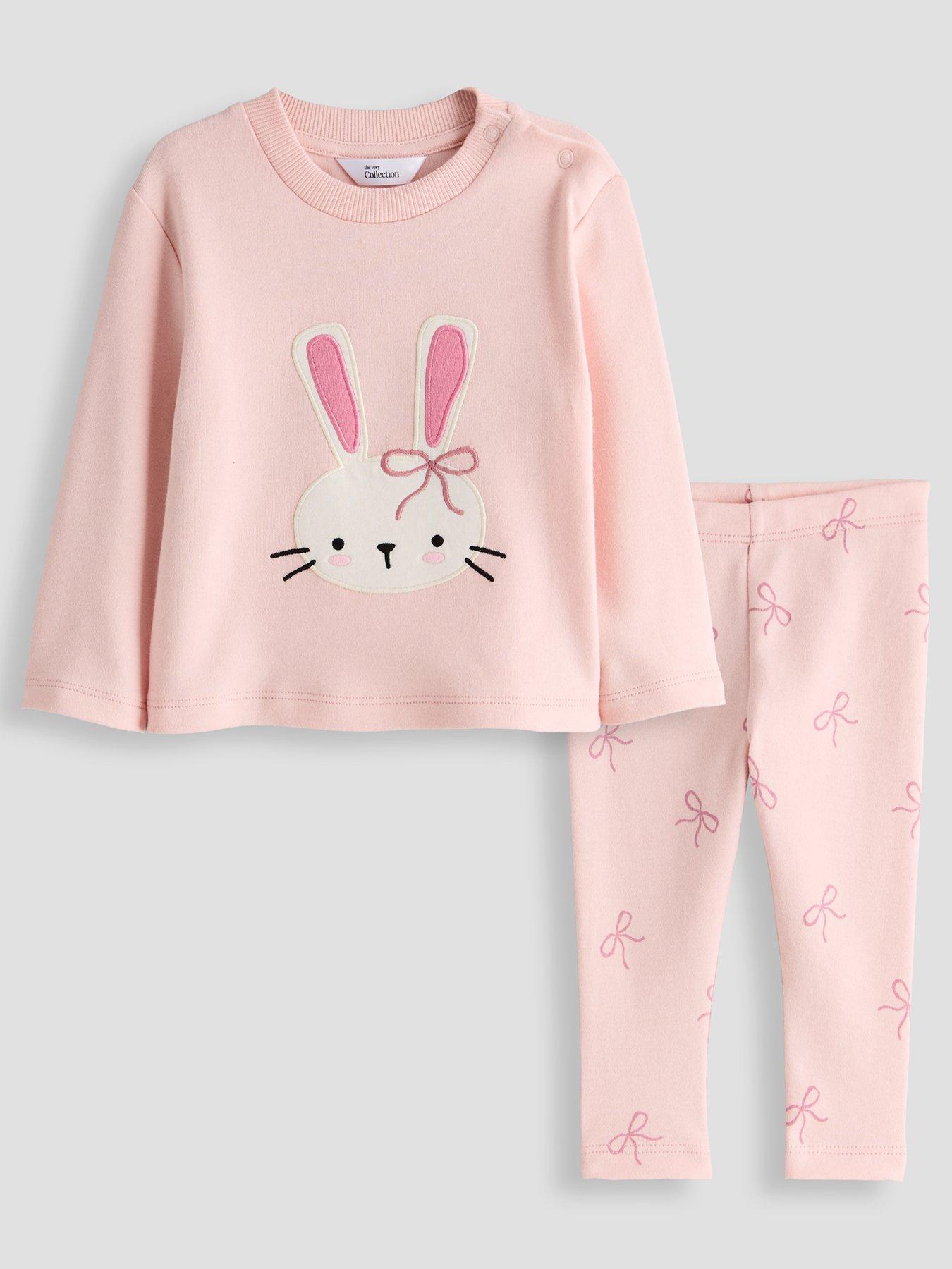 Image 1 of 5 of The Very Collection Baby Girls Bunny Top And Legging Set (3 months - 24 months)